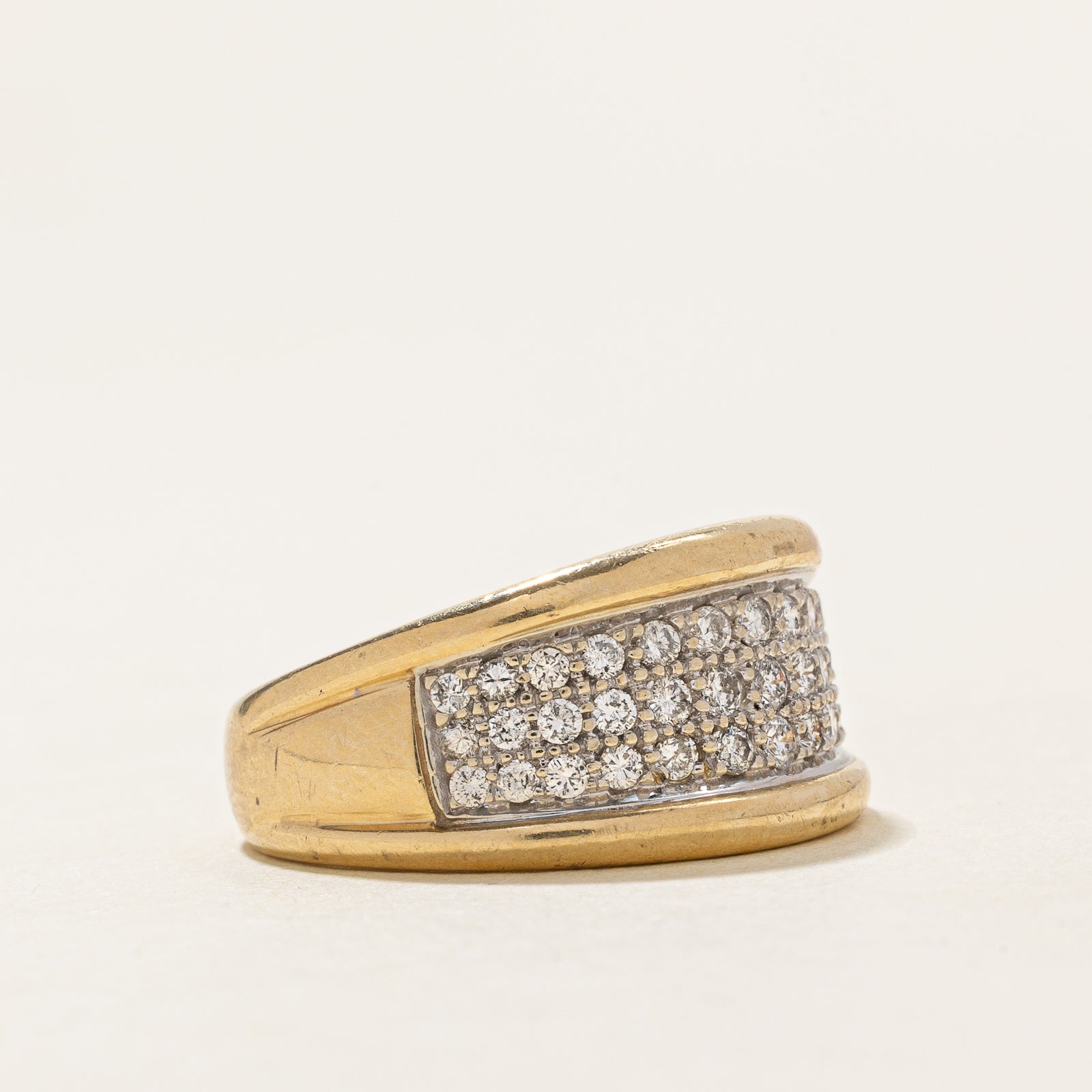 Pave Set Diamond Band | 0.55ctw | SZ 6.25