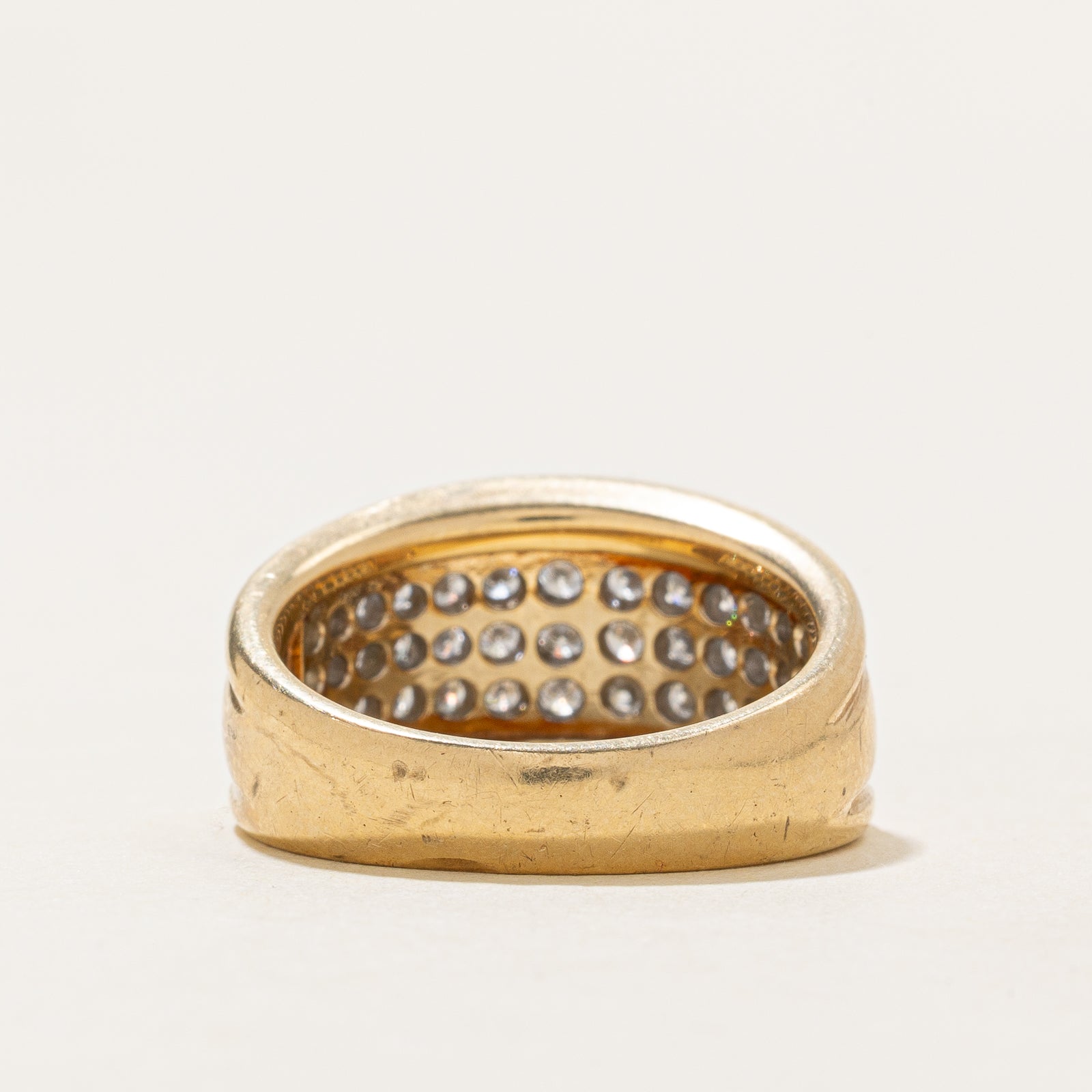 Pave Set Diamond Band | 0.55ctw | SZ 6.25
