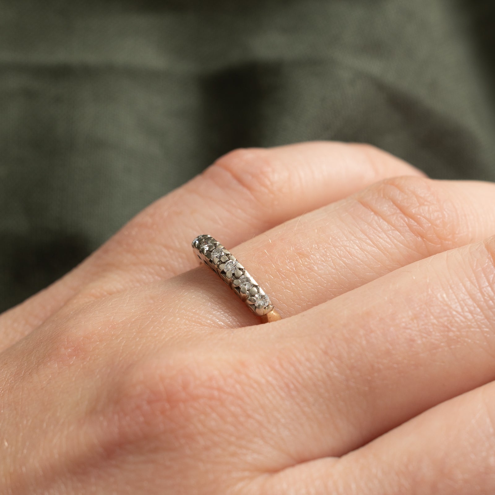 Six Stone Diamond Band | 0.18ctw | SZ 7.5