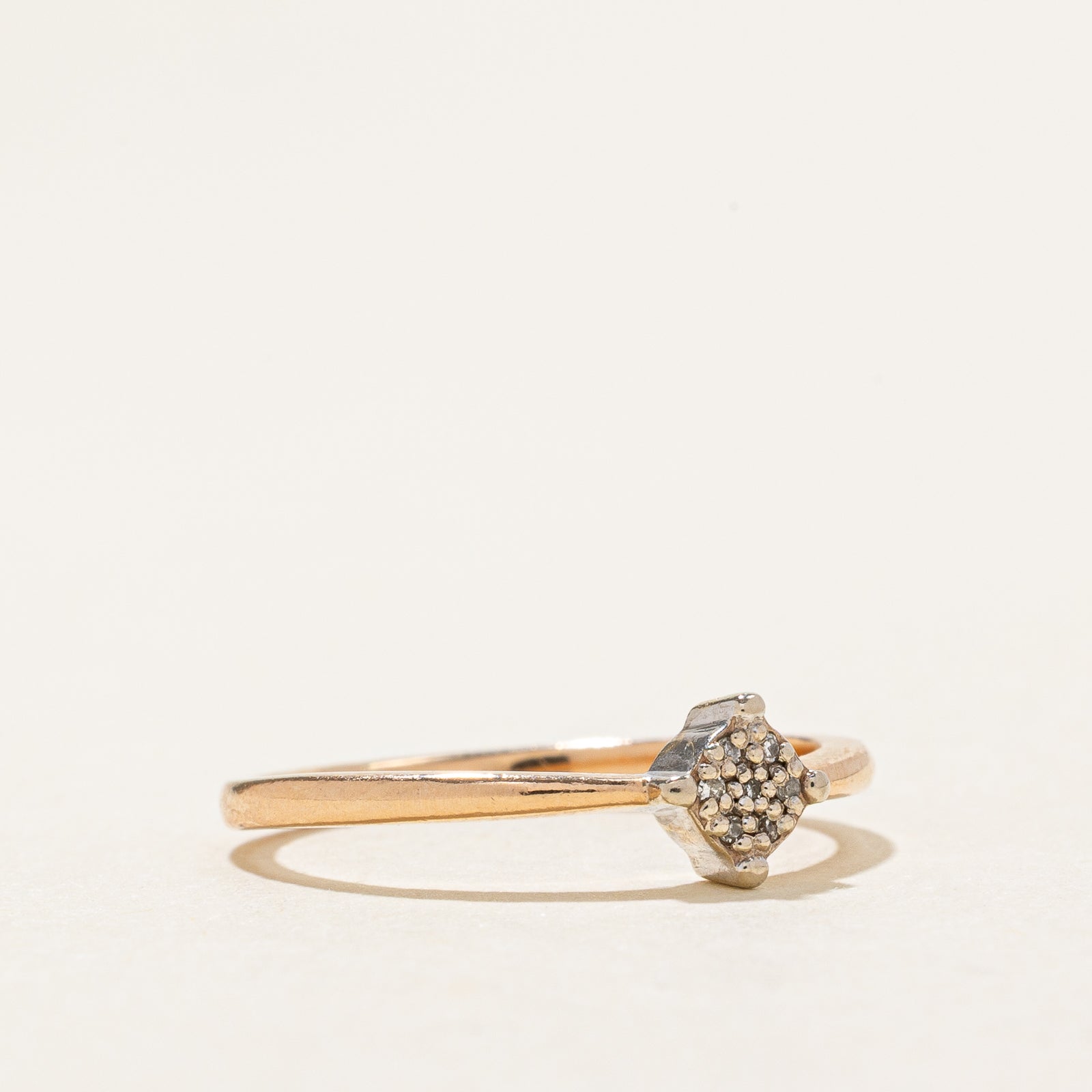 Diamond Cluster Petite Ring | 0.01ctw | SZ 5