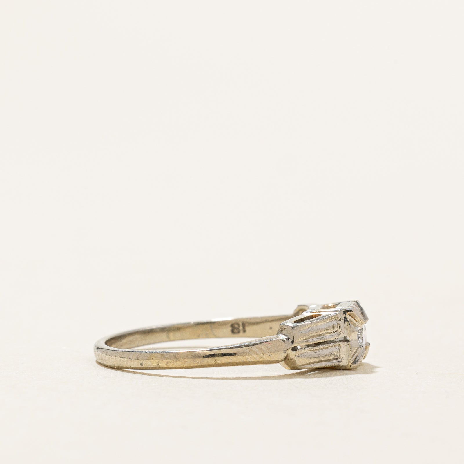 Illusion Set Diamond Ring | 0.08ct | SZ 5.5