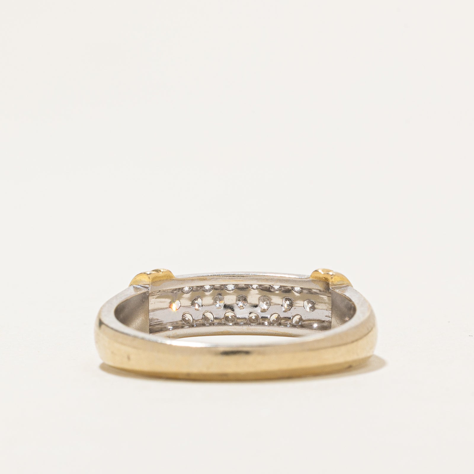 'Birks' Pave Set Diamond Dome Ring | 0.42ctw | SZ 8.5