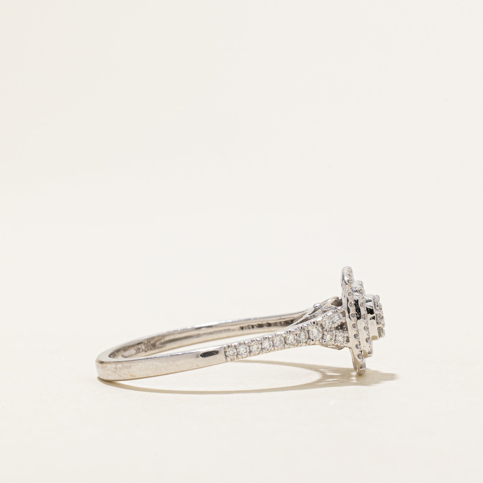 Illusion Set Diamond Double Halo Ring | 0.48ctw | SZ 10