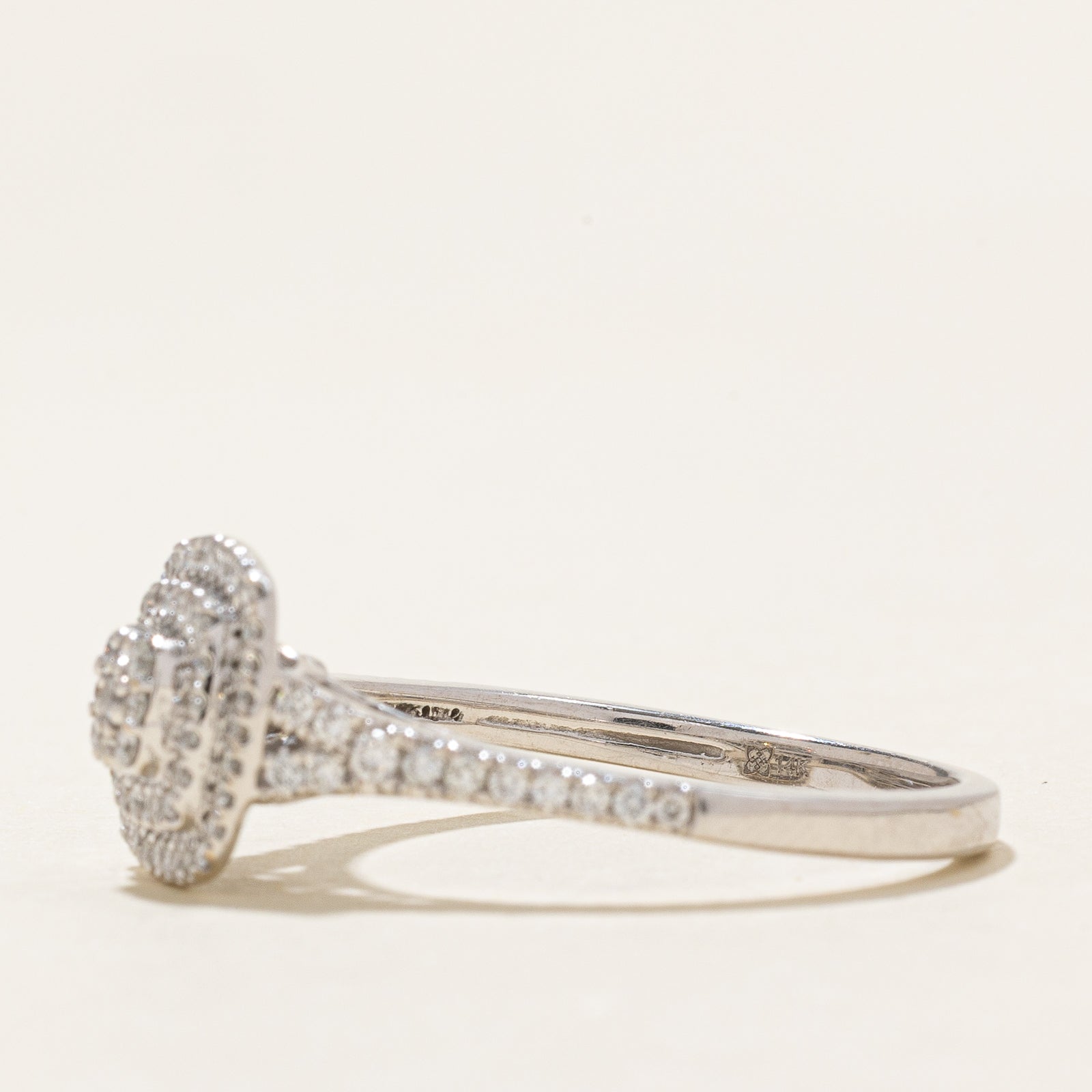 Illusion Set Diamond Double Halo Ring | 0.48ctw | SZ 10