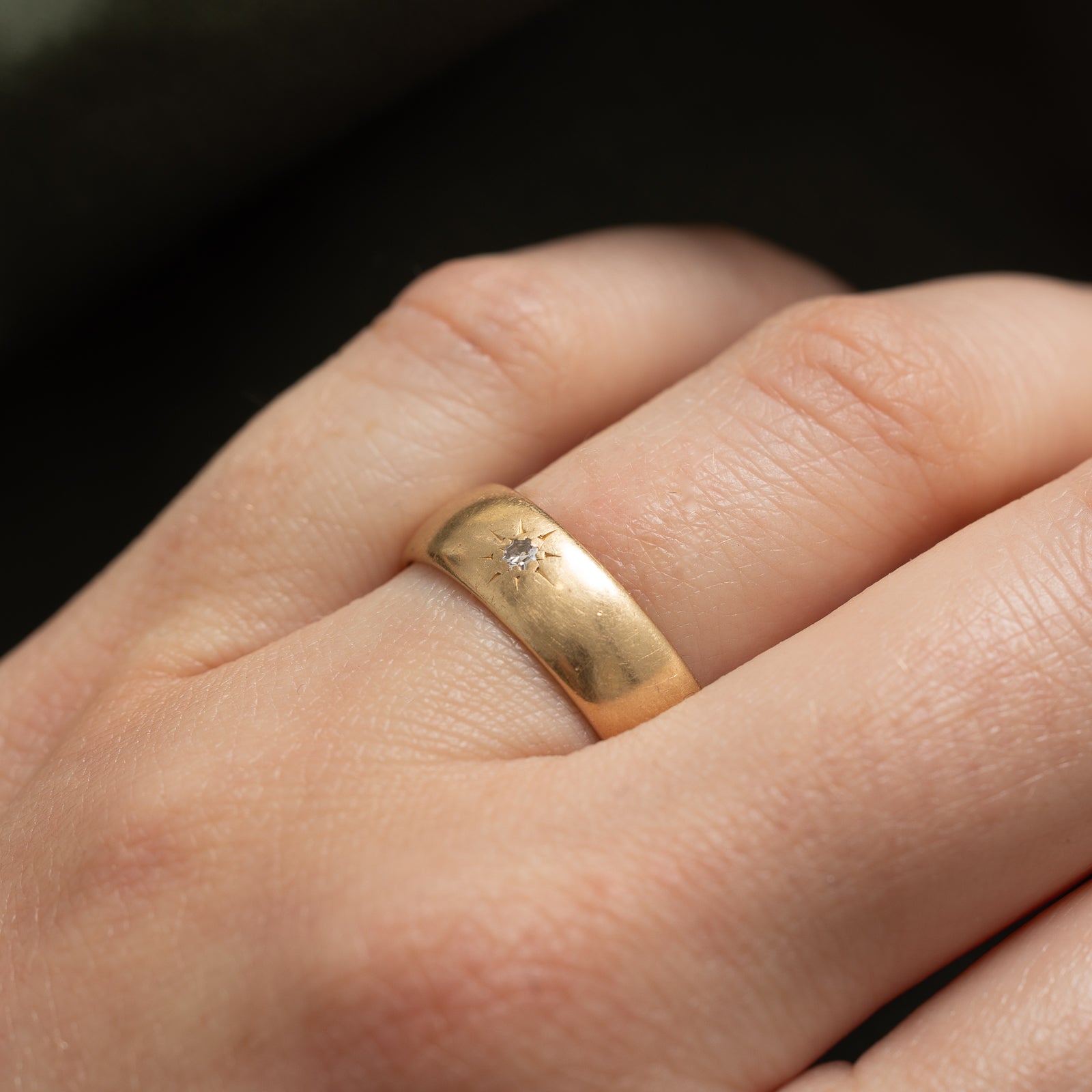 Star Set Diamond Band | 0.04ct | SZ 9.25