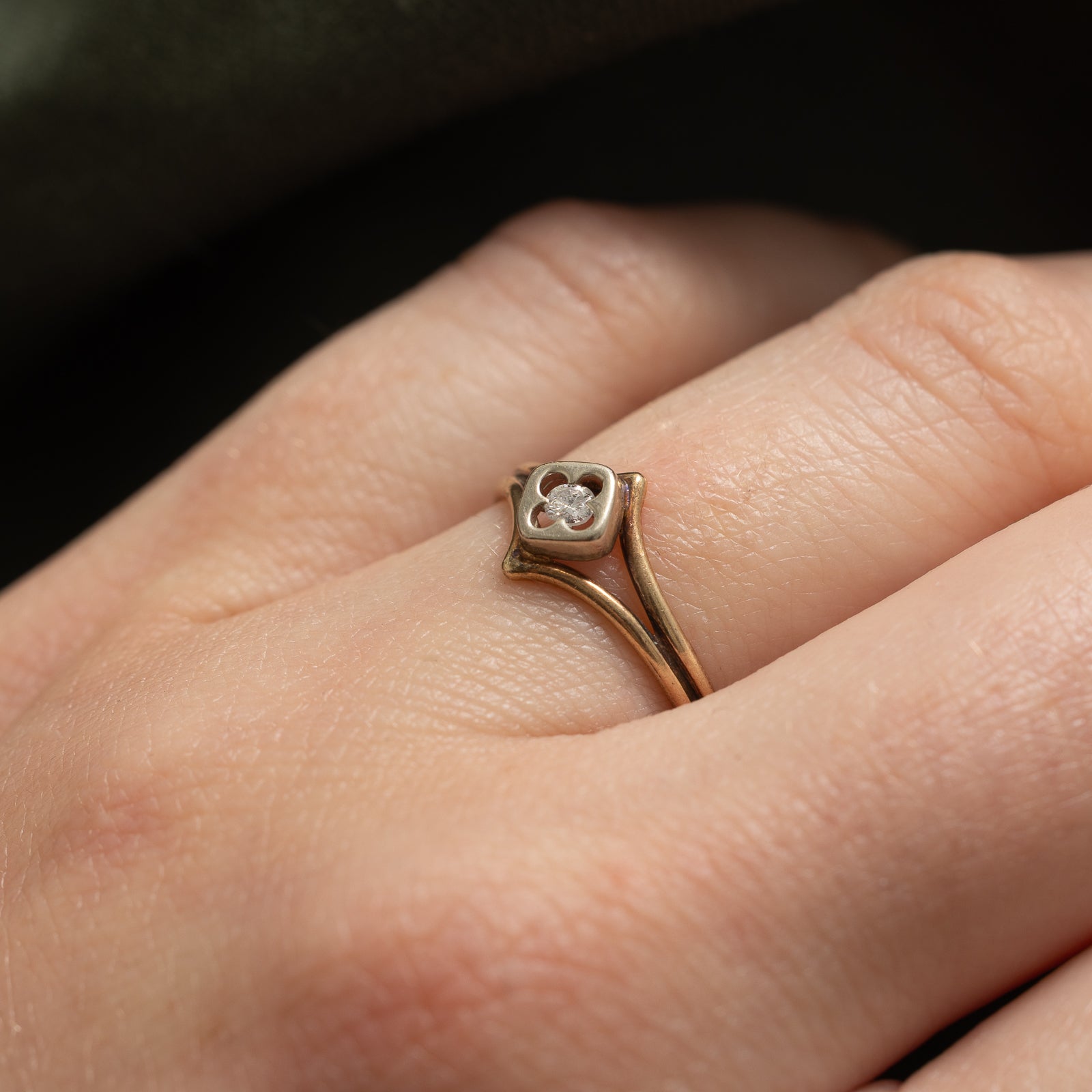 Diamond Openwork Ring | 0.05ct | SZ 6