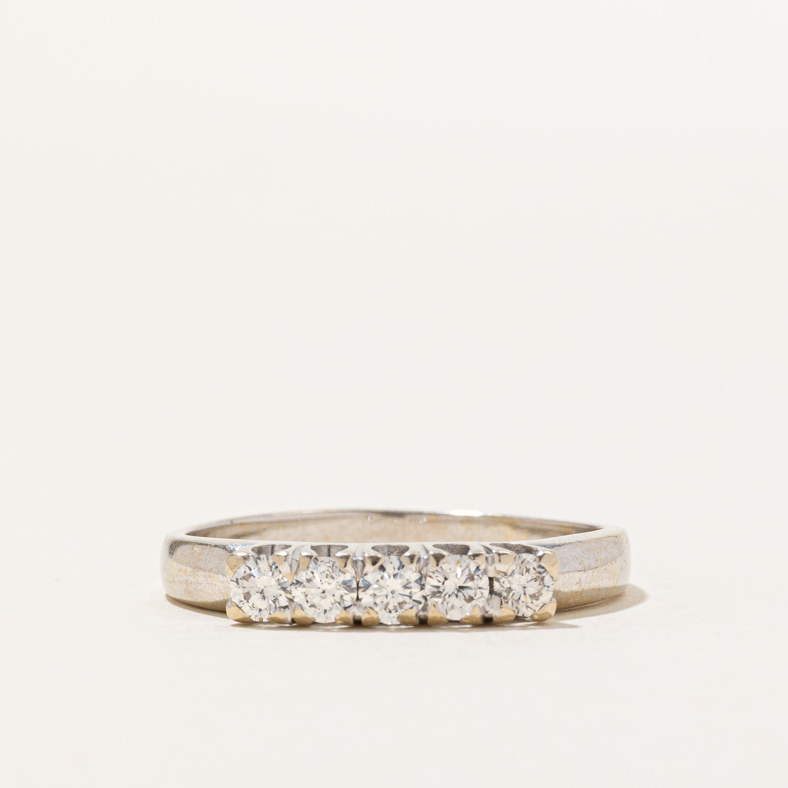 18K Five Stone Diamond Ring | 0.41ctw | SZ 8.75