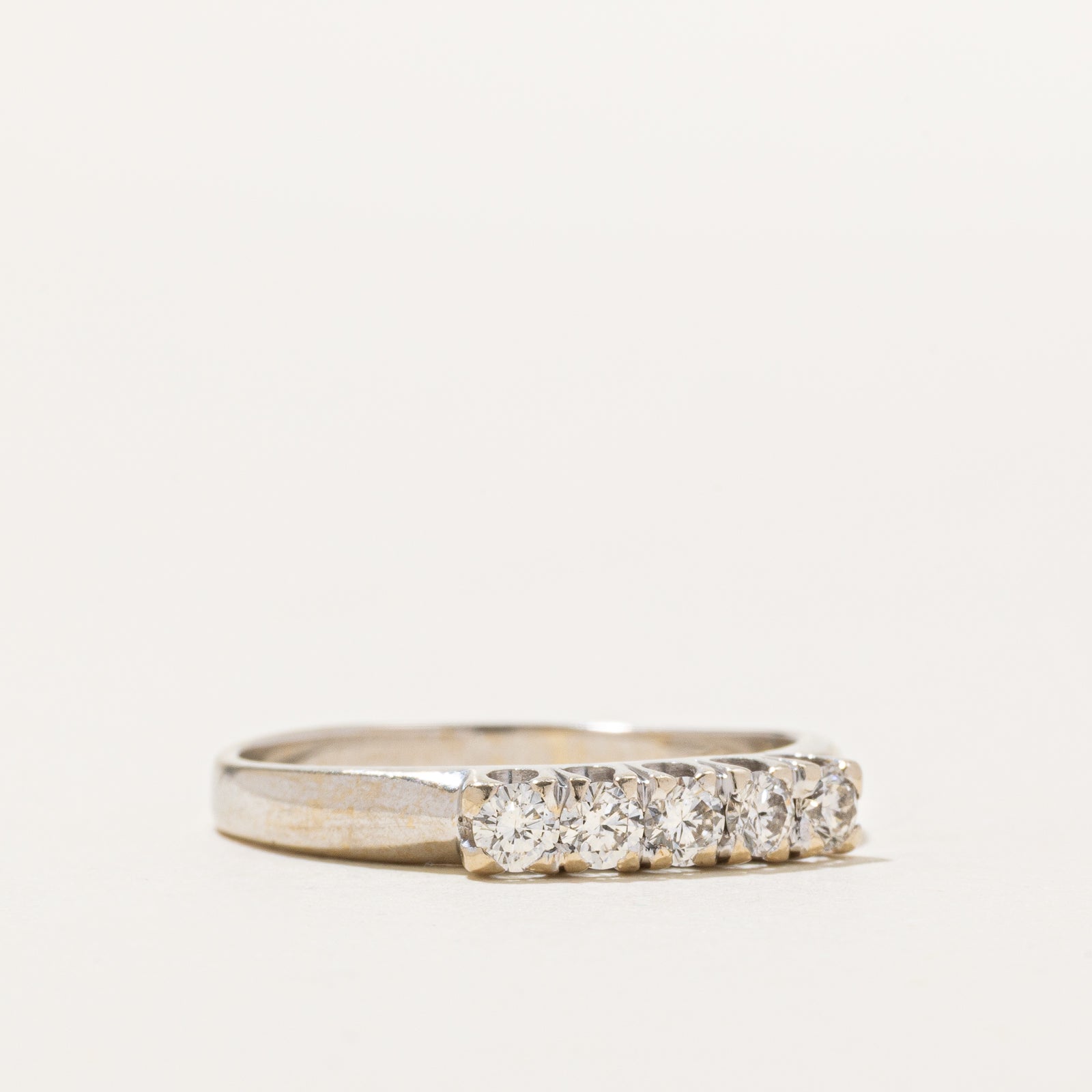 18K Five Stone Diamond Ring | 0.41ctw | SZ 8.75