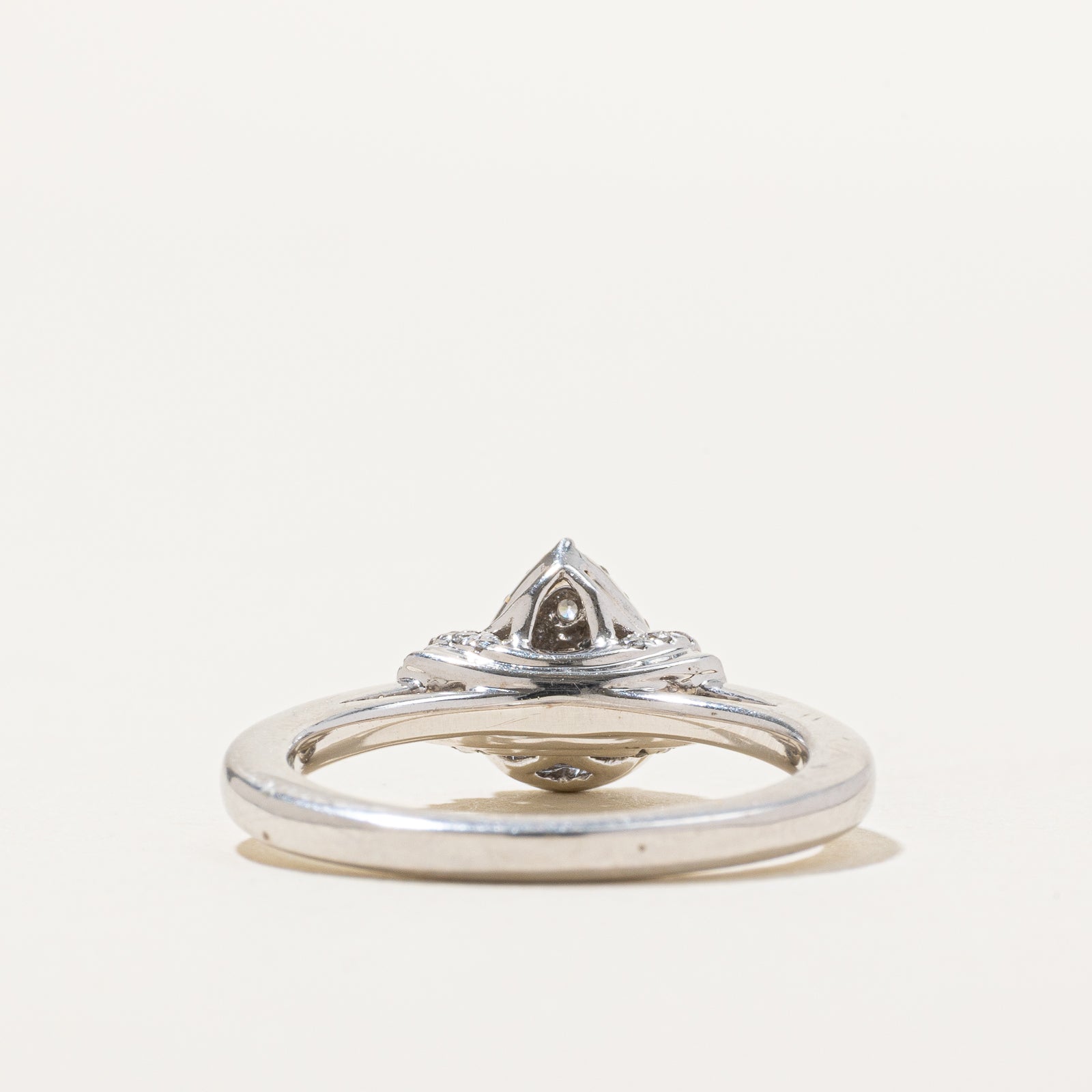 10K Pear Shaped Diamond Cluster Ring | 0.37ctw | SZ 6.75