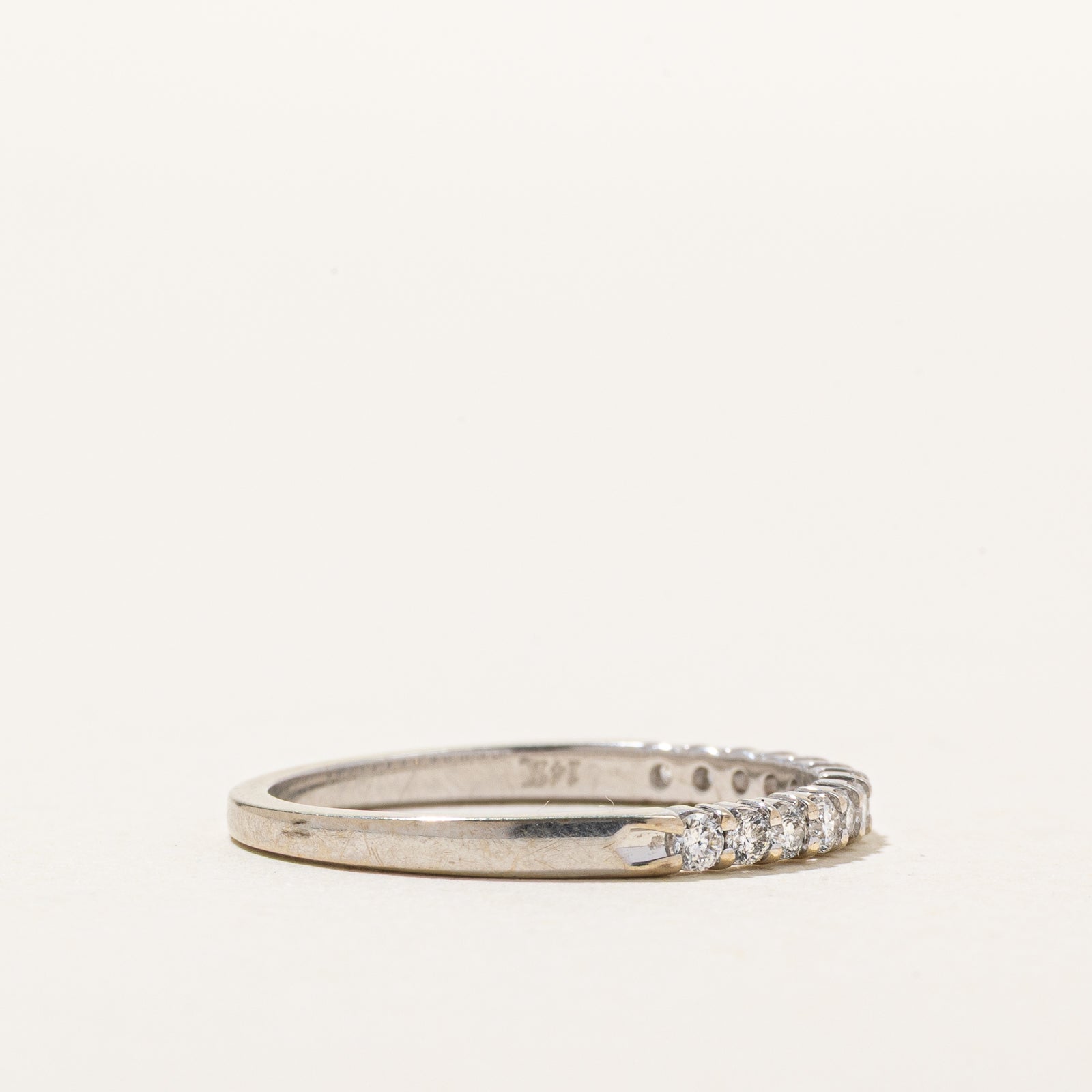 14K Semi Eternity Diamond Band | 0.23ctw | SZ 7