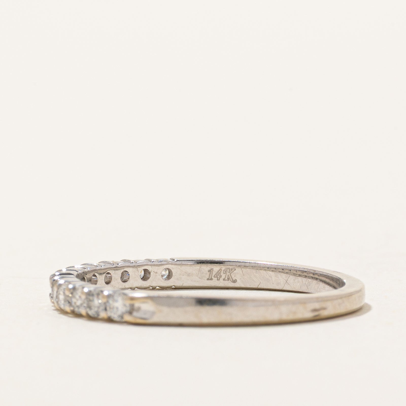 14K Semi Eternity Diamond Band | 0.23ctw | SZ 7