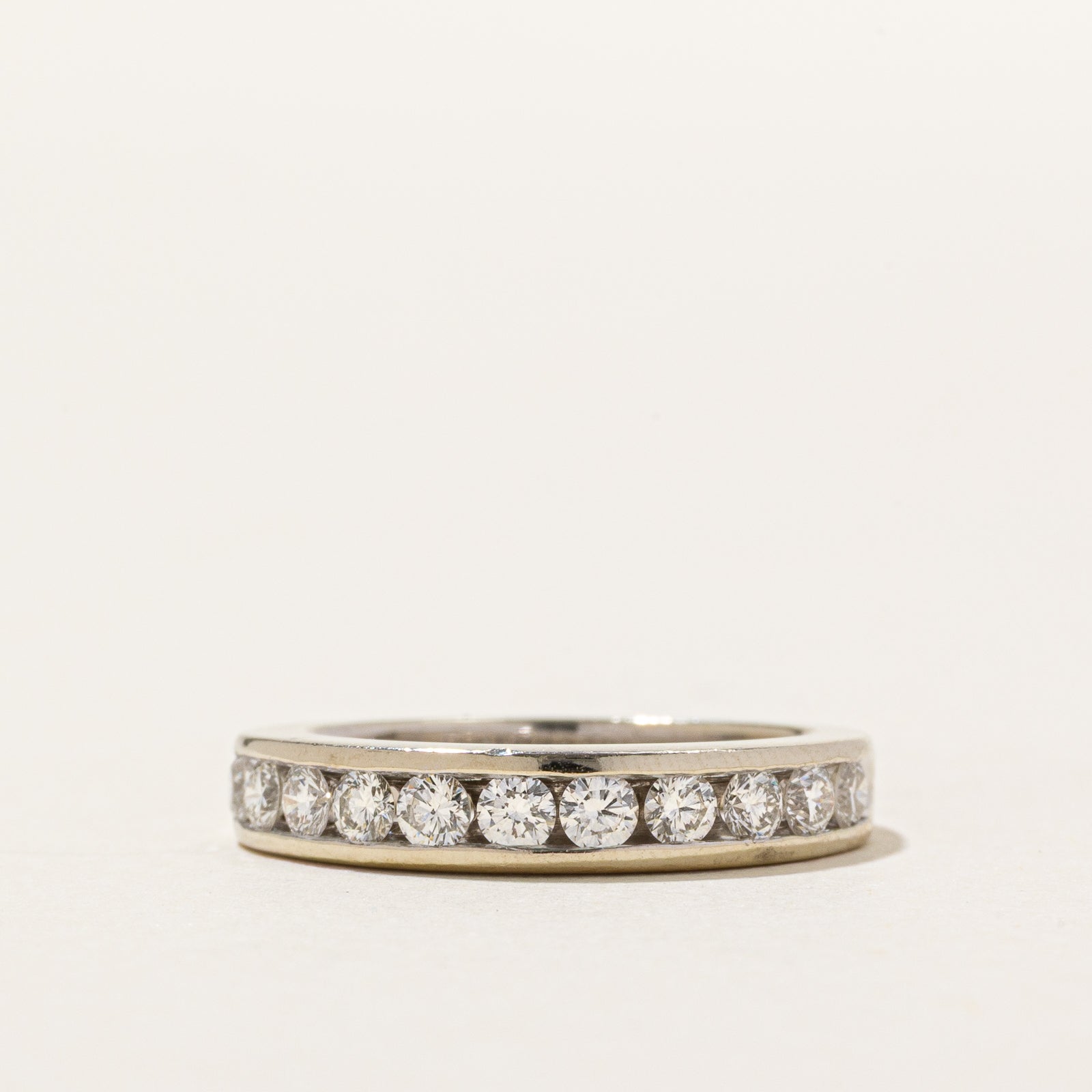 14K Semi Eternity Channel Set Diamond Ring | 0.53ctw | SZ 4