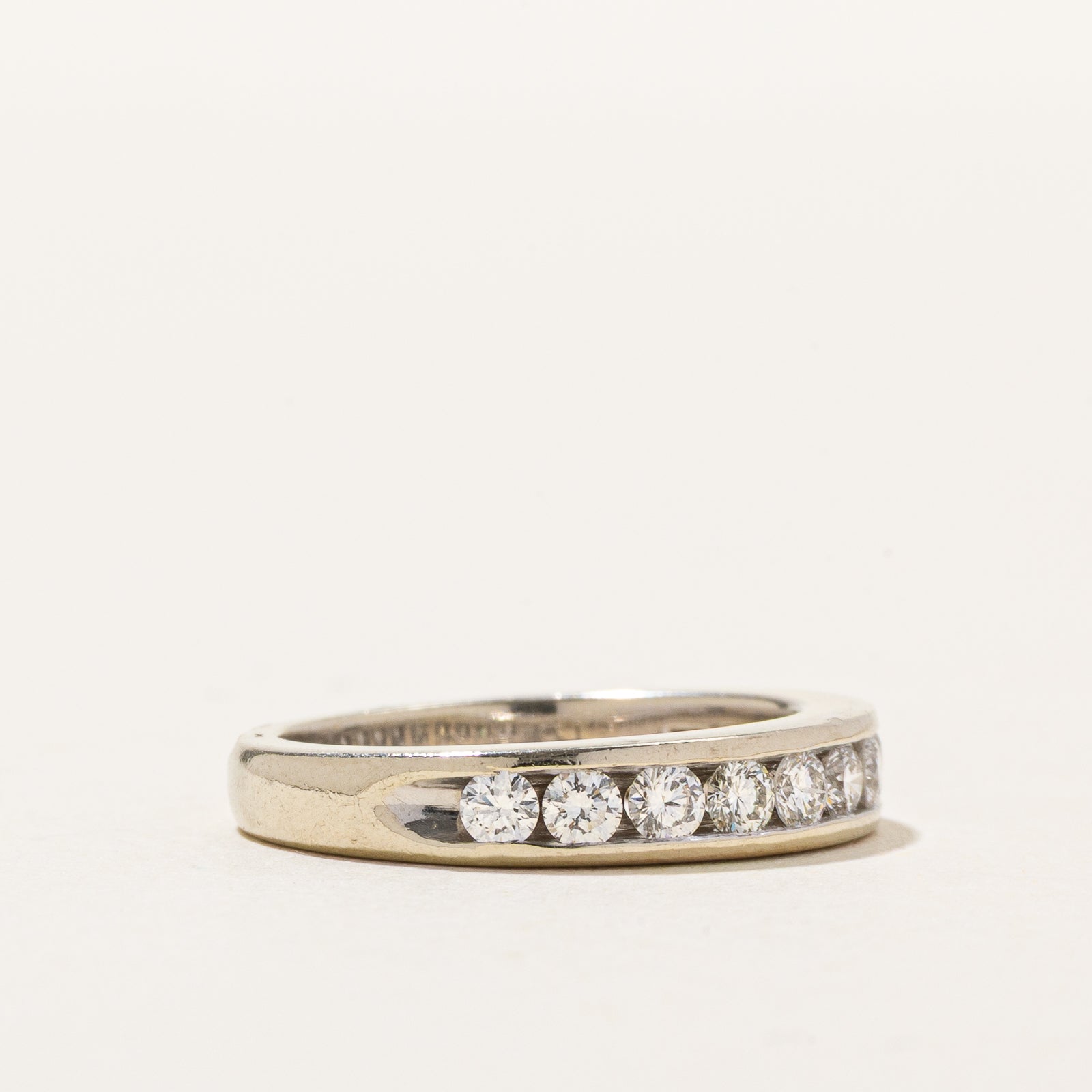 14K Semi Eternity Channel Set Diamond Ring | 0.53ctw | SZ 4