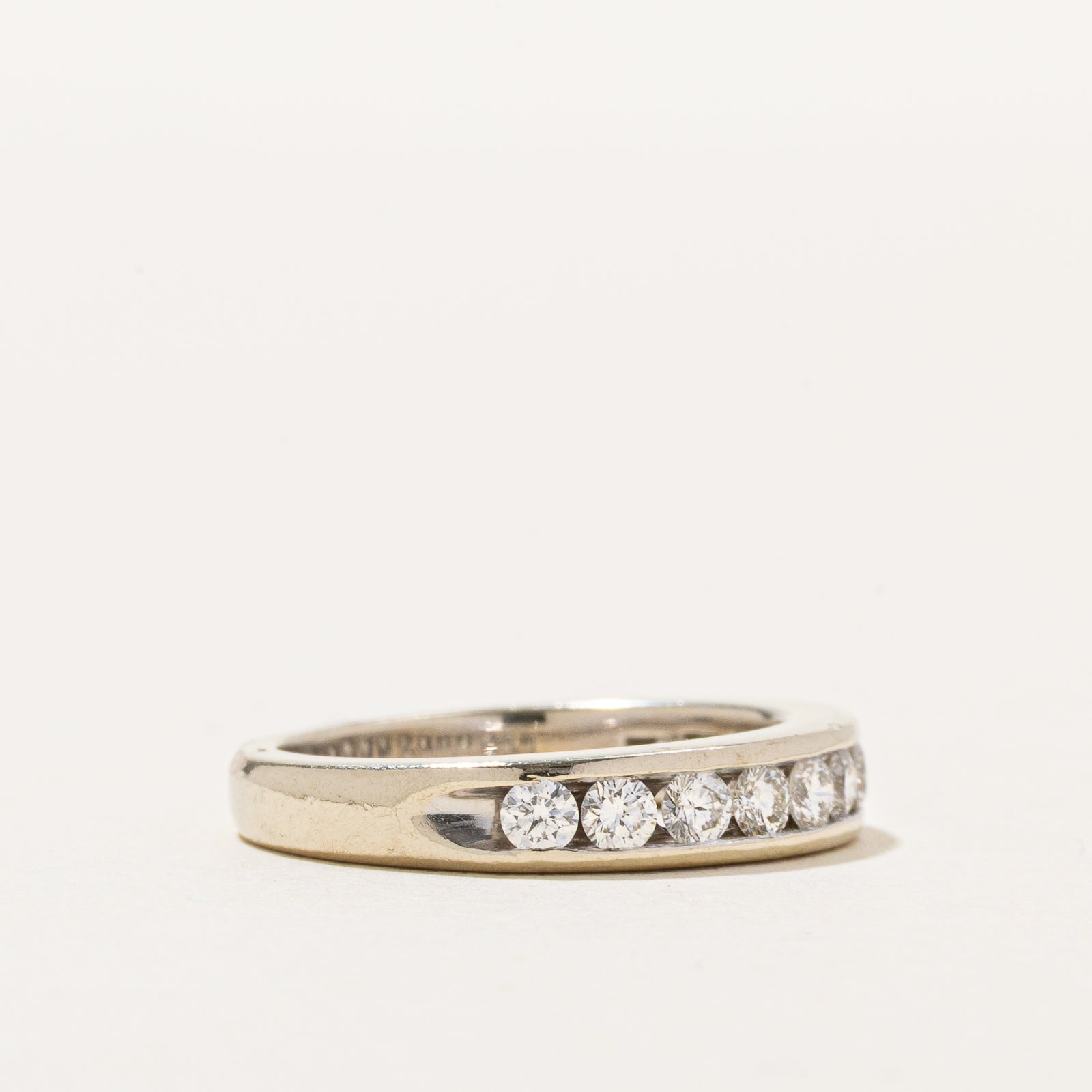14K Semi Eternity Channel Set Diamond Ring | 0.53ctw | SZ 4