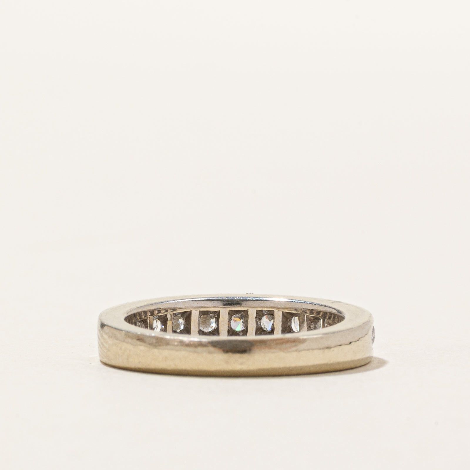 14K Semi Eternity Channel Set Diamond Ring | 0.53ctw | SZ 4