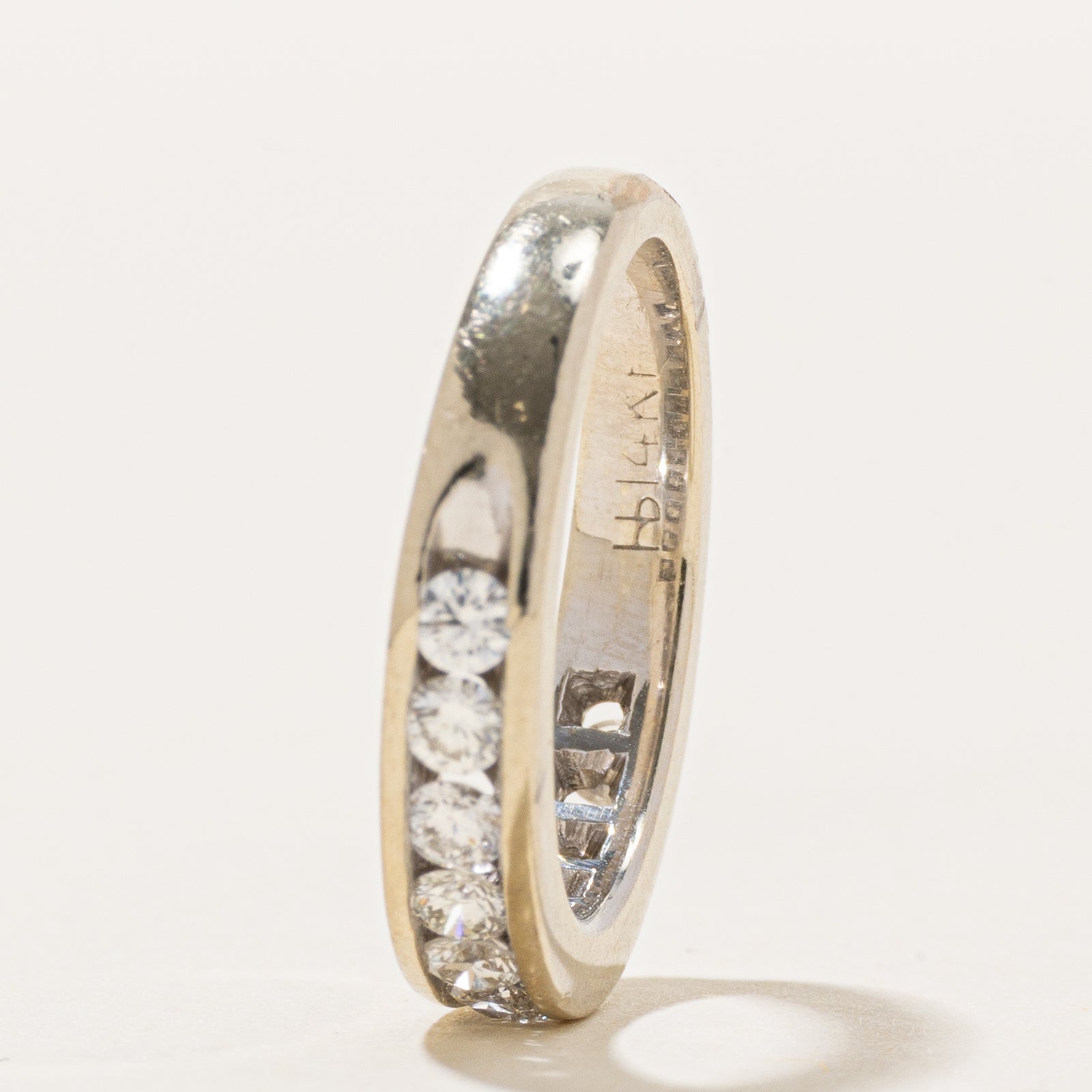 14K Semi Eternity Channel Set Diamond Ring | 0.53ctw | SZ 4