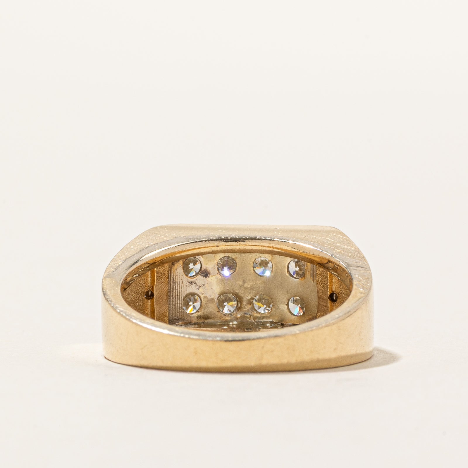 14K Double Row Diamond Ring | 0.63ctw | SZ 6