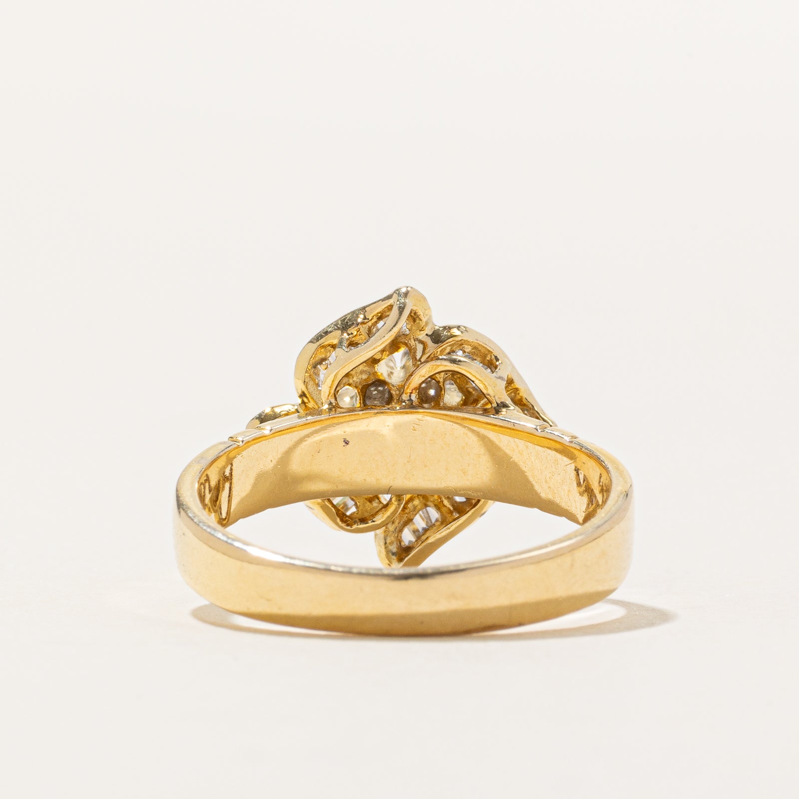 14K Floral Design Diamond Ring | 0.36ctw | SZ 6.75