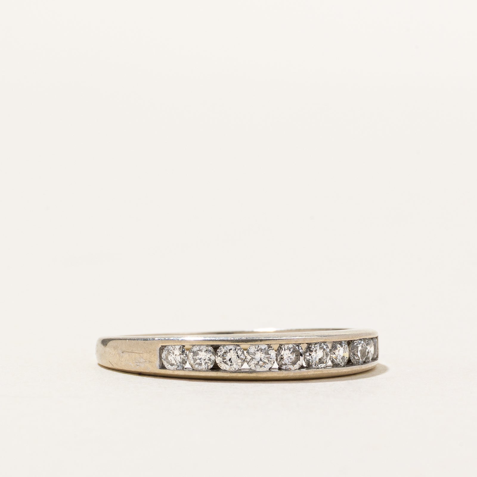 Channel Set Semi Eternity Diamond Band | 0.25ctw | SZ 6