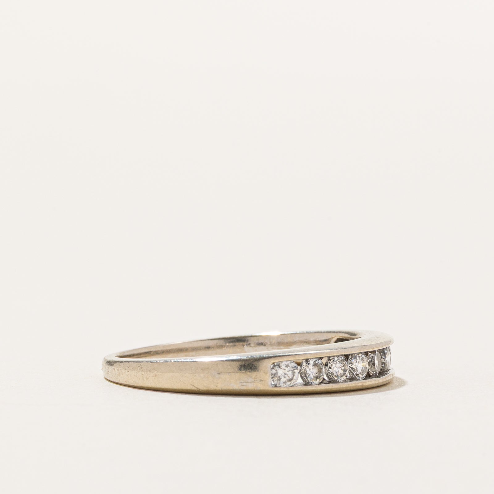 Channel Set Semi Eternity Diamond Band | 0.25ctw | SZ 6