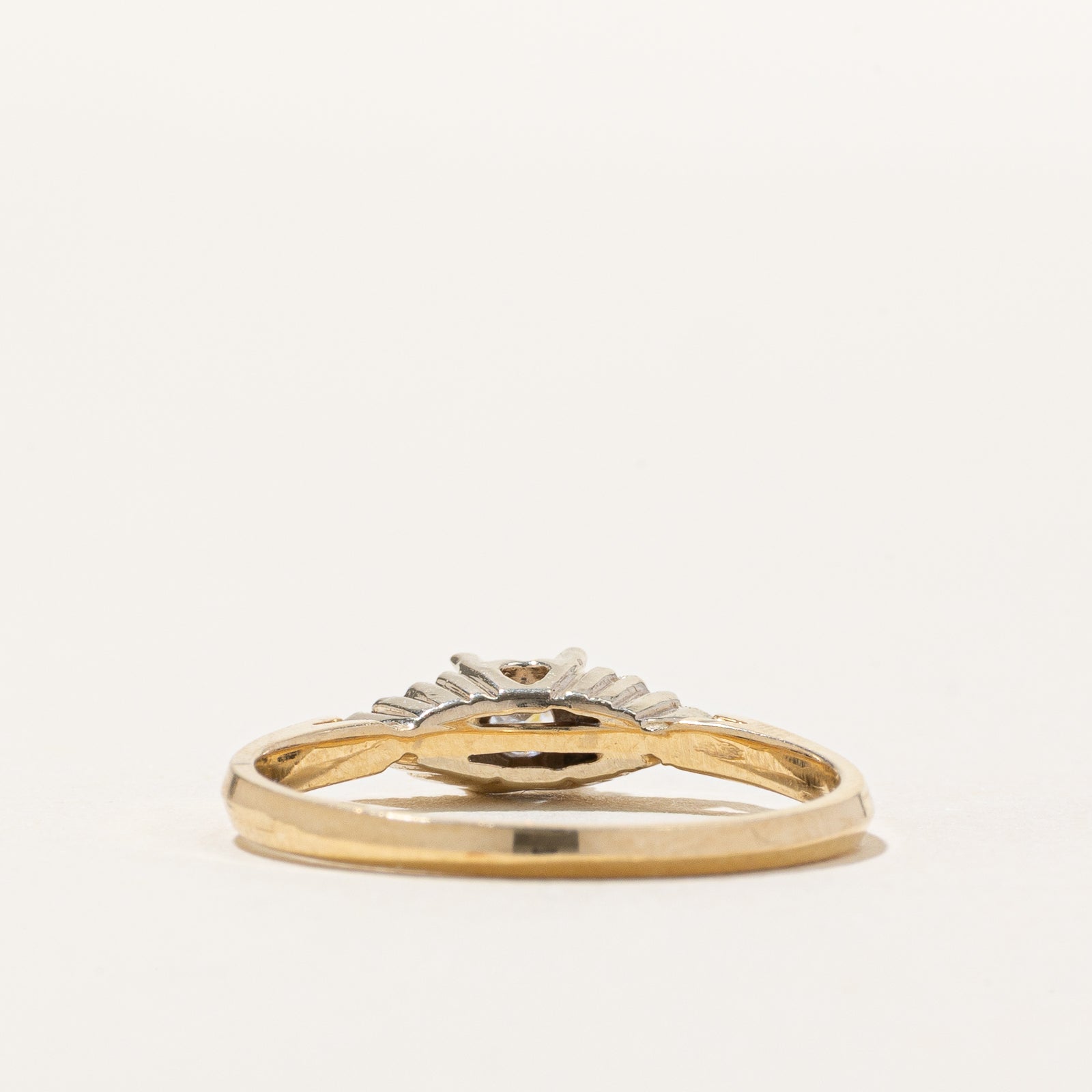 14K Diamond Accented Petite Ring | 0.12ctw | SZ 6.75