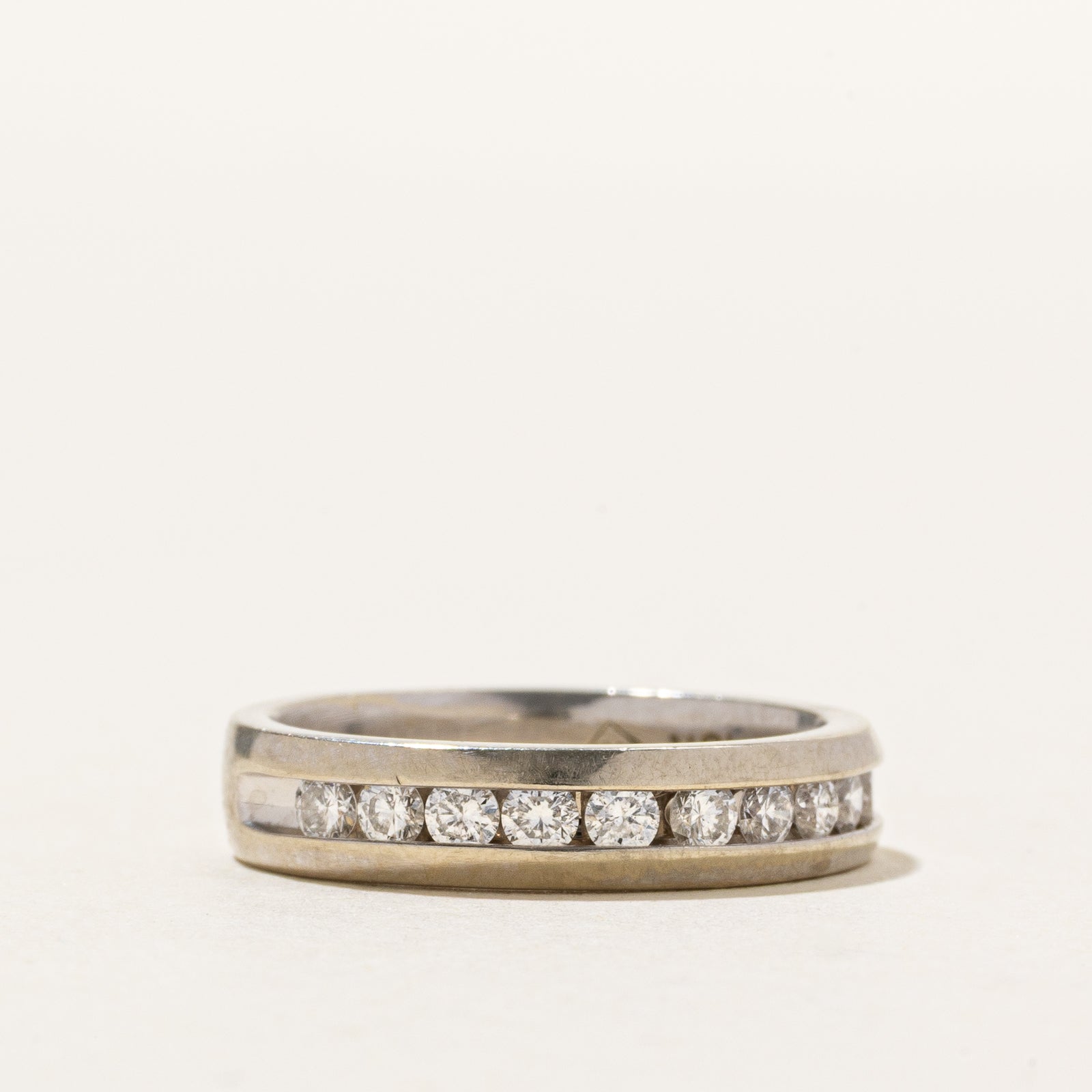 Channel Set Semi Eternity Diamond Band | 0.36ctw | SZ 5.25