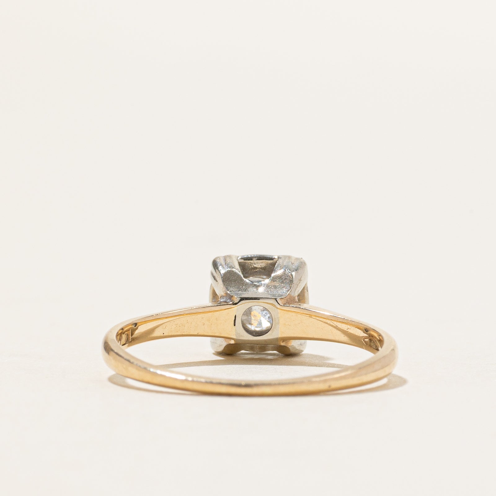 Old European Cut Diamond Engagement Ring | 0.38ct | SZ 6.75