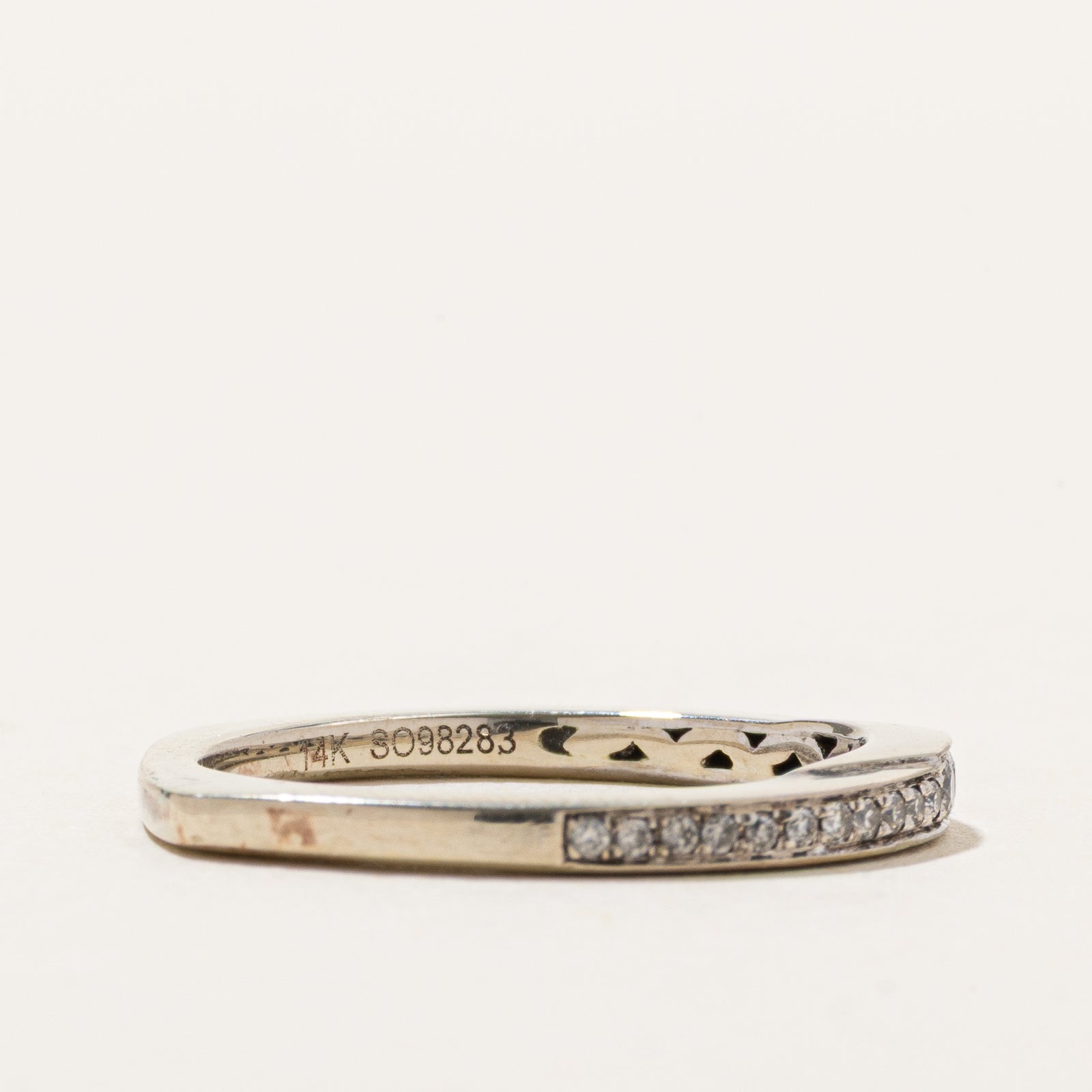 Diamond Tapered Wedding Ring Set | 1.16ctw | SZ 6.5