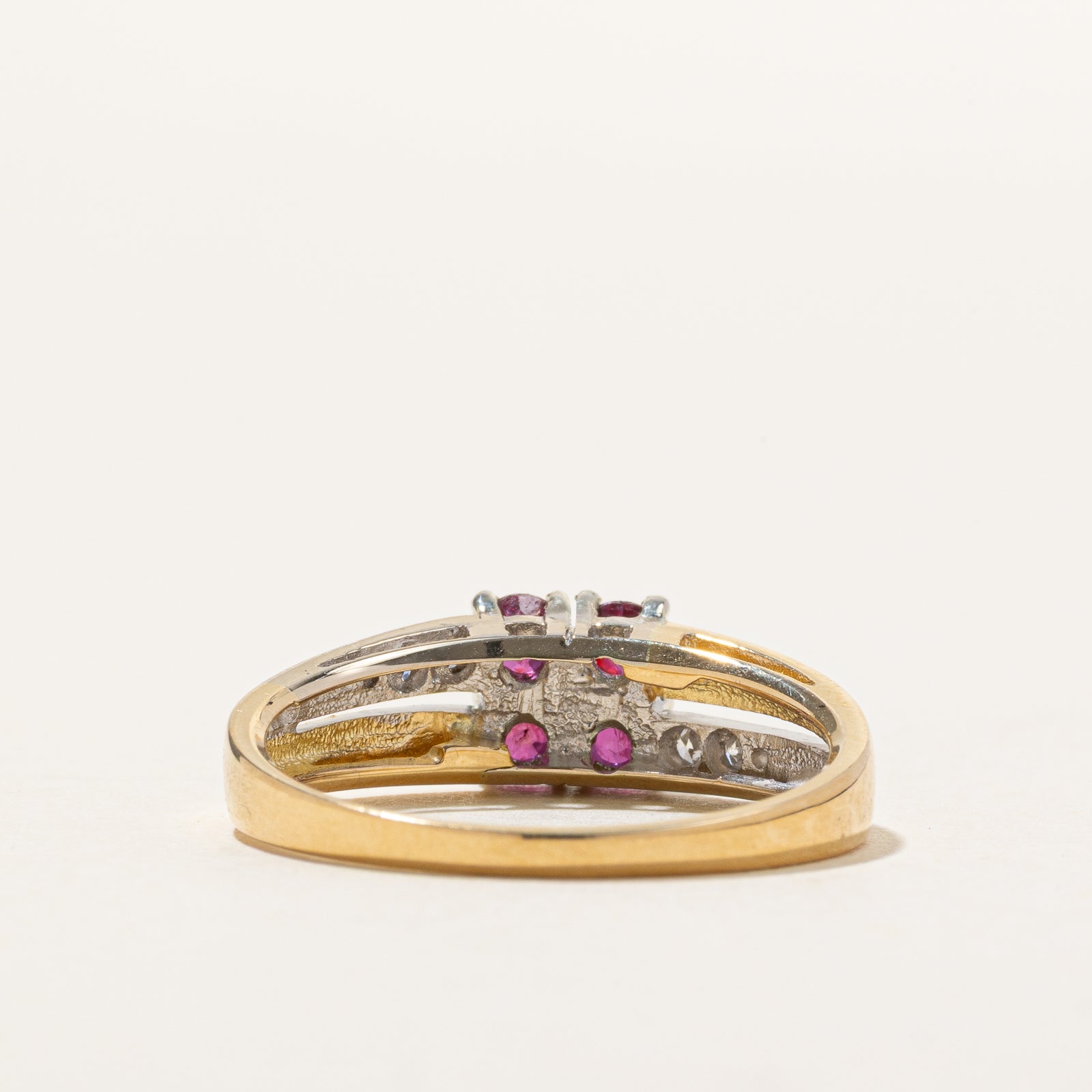 Birmingham Ruby & Diamond Ring | 0.50ctw, 0.04ctw | SZ 7.5
