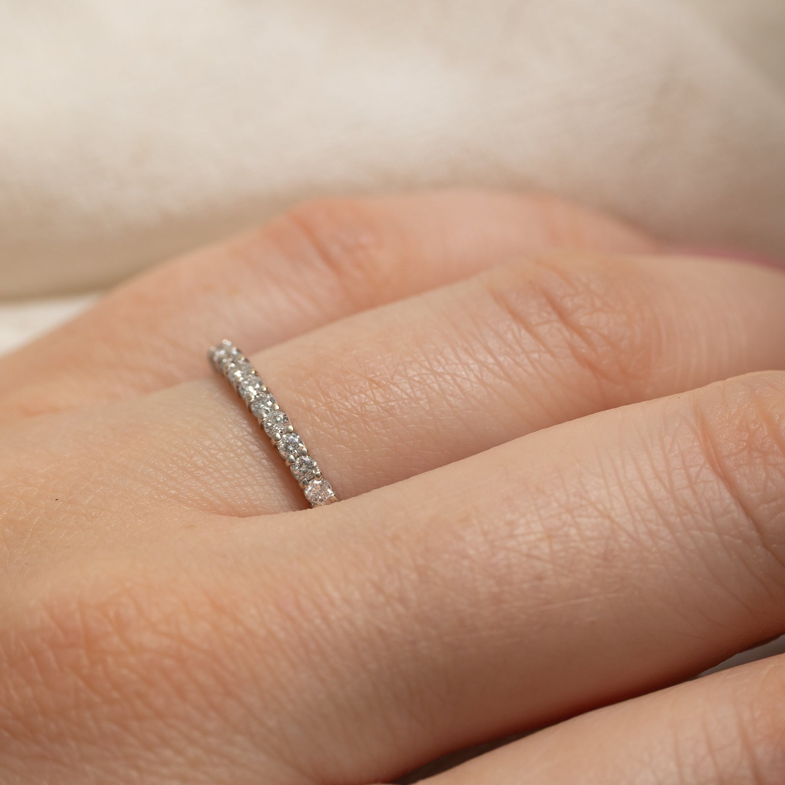 14K Semi Eternity Diamond Band | 0.23ctw | SZ 7