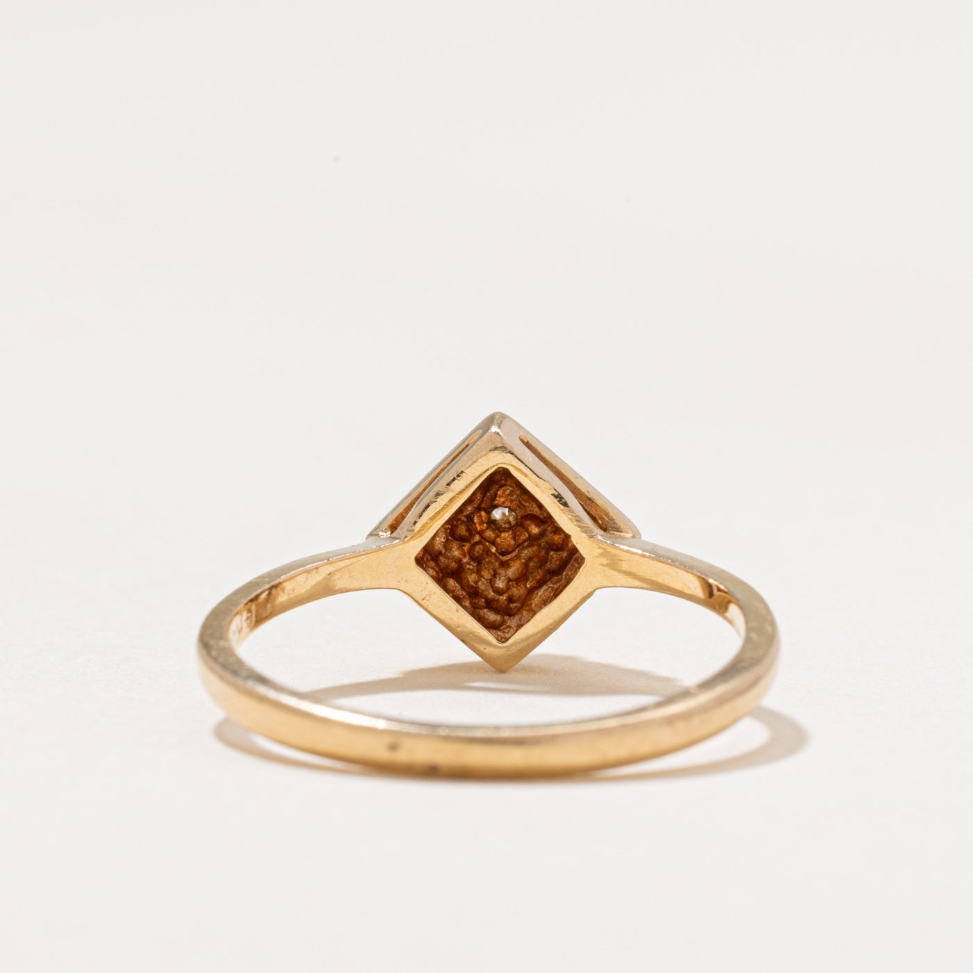 Single Stone Diamond Geometric Ring | SZ 7.25