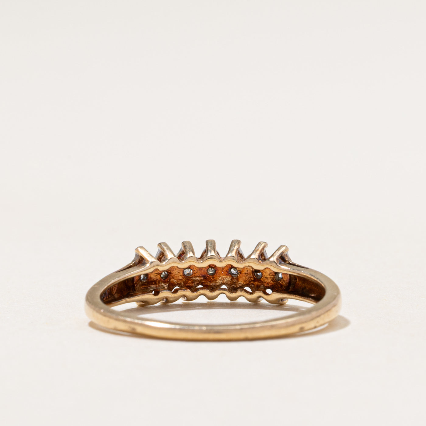10k Diamond Marquise Design Ring | 0.04ctw | SZ 6.5