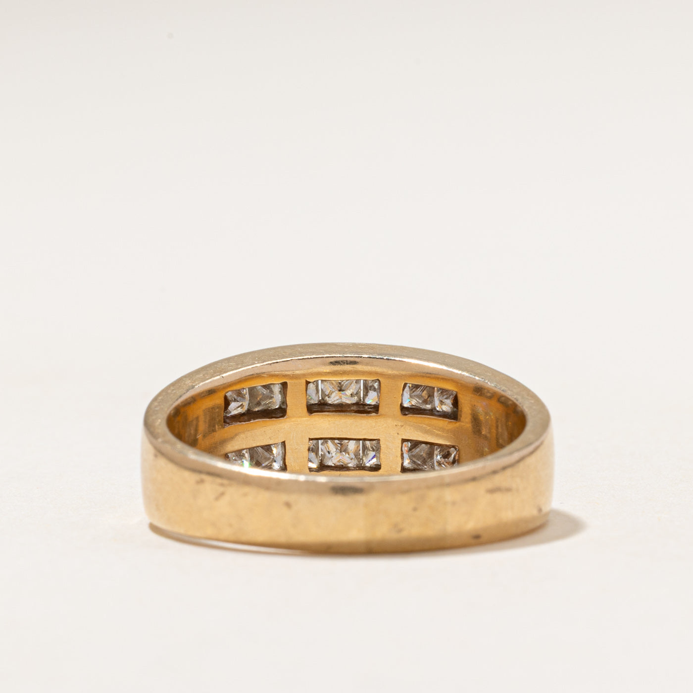 Channel Set Double Row Diamond Ring | 1.20ctw | SZ 10