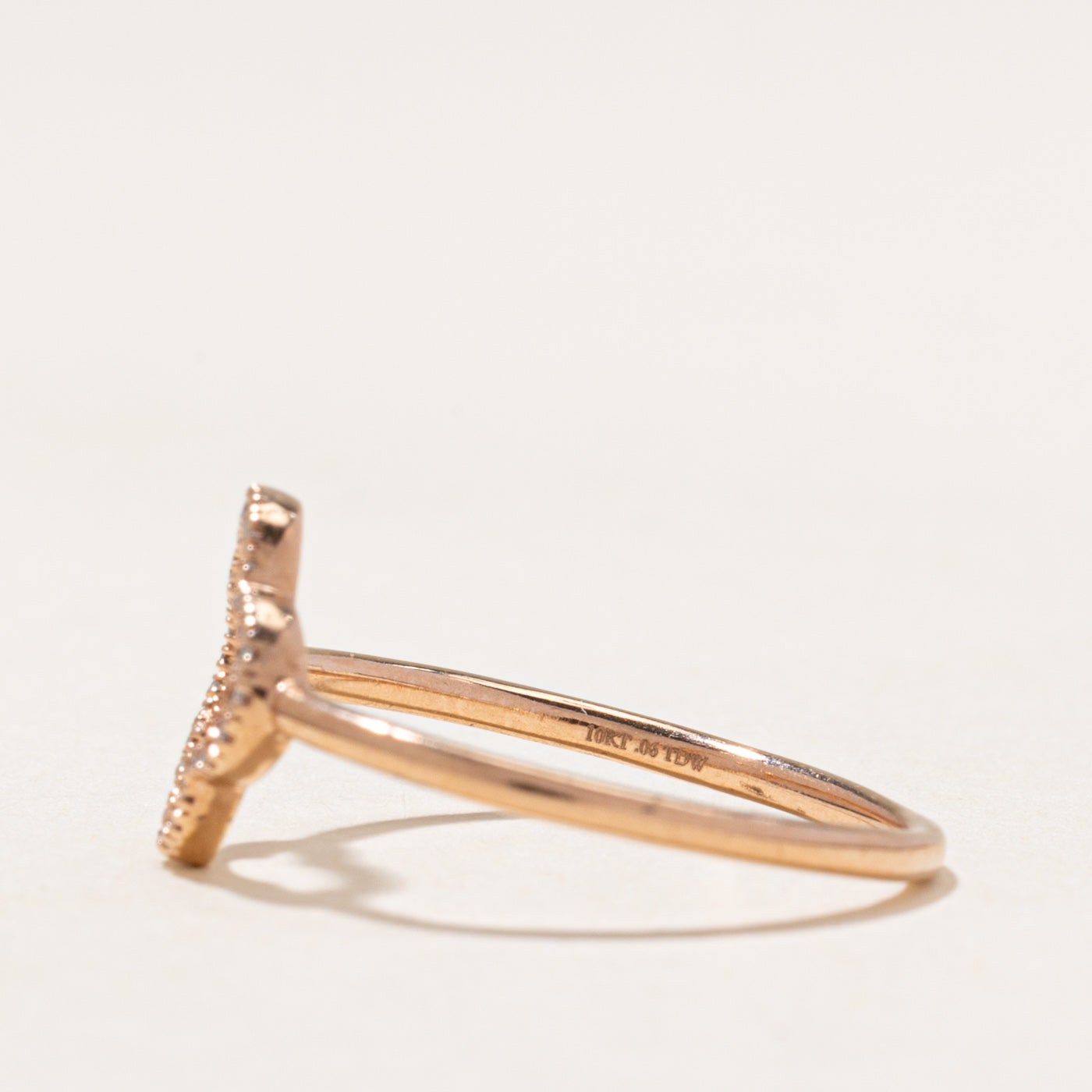 Diamond Clover Ring | 0.06ctw | SZ 7