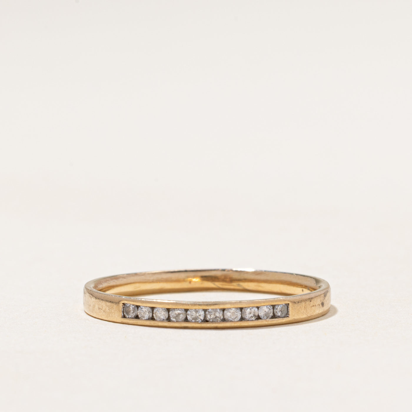 Channel Set Diamond Band | 0.10ctw | 2.15mm | SZ 8.5