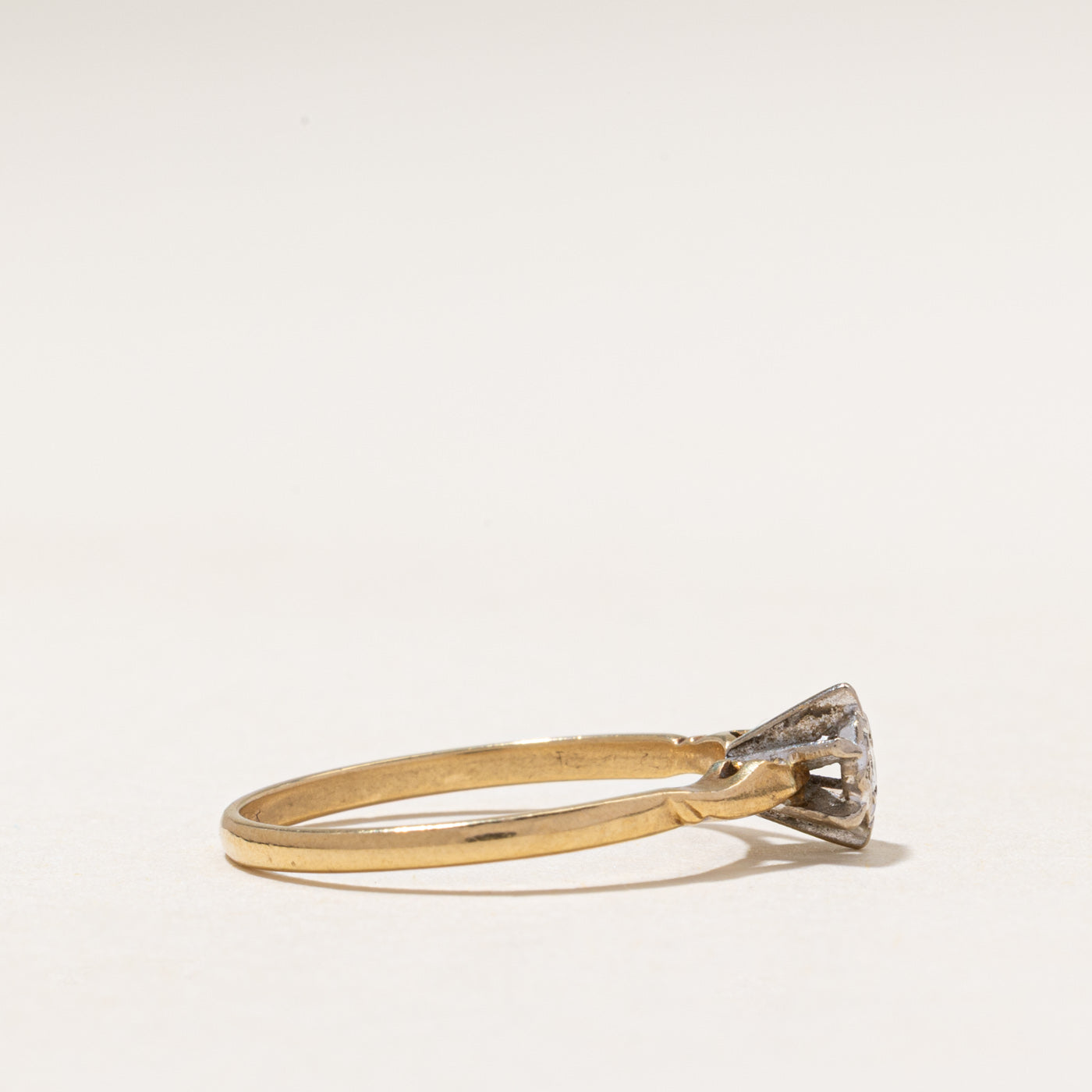 Illusion Set Solitaire Diamond Ring | 0.05ct | SZ 6.75