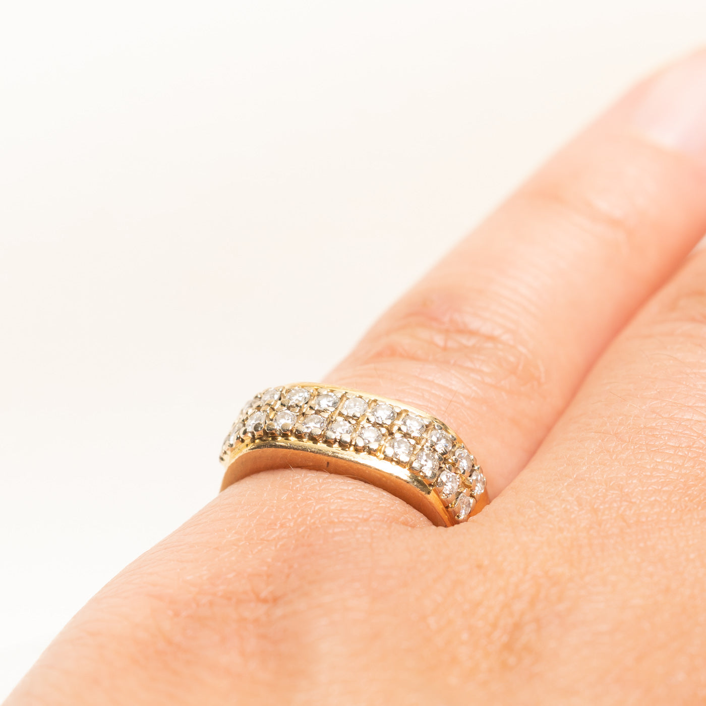 18k Double Row Diamond Ring | 0.55ctw | SZ 6