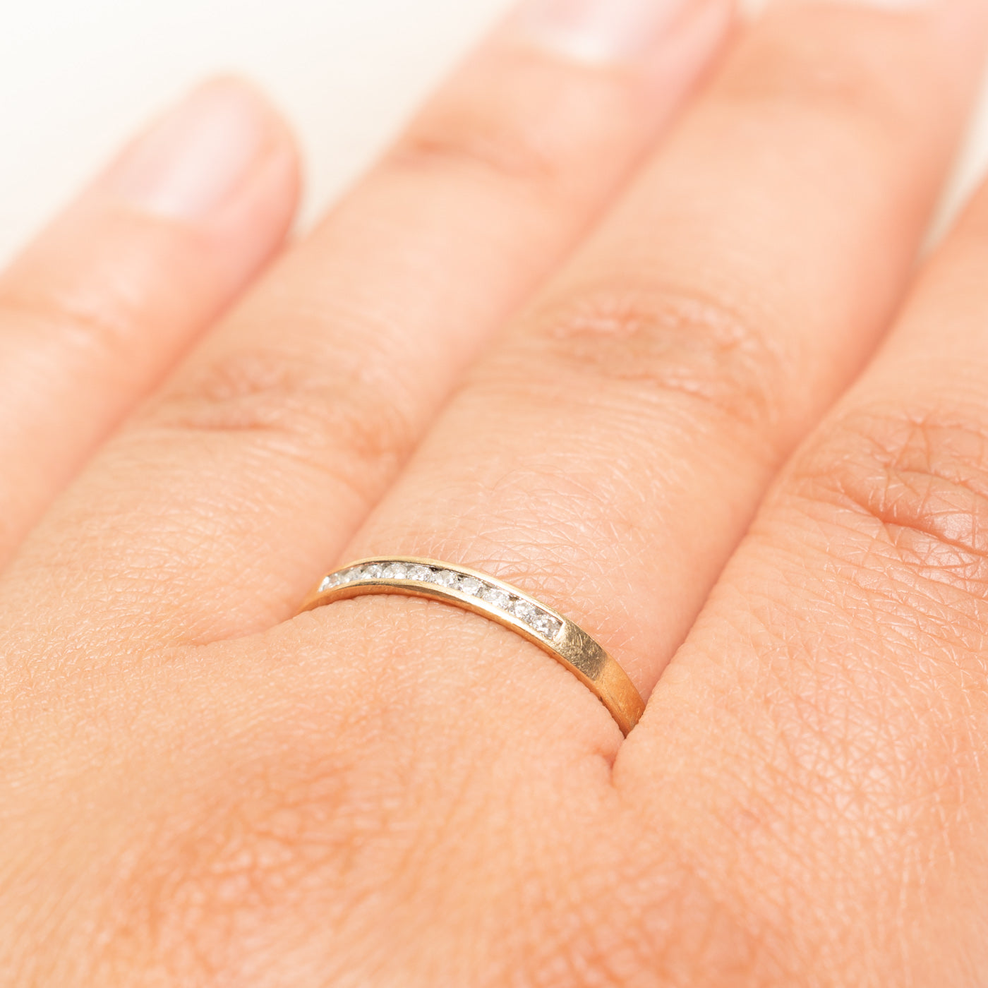 Channel Set Diamond Band | 0.10ctw | 2.15mm | SZ 8.5