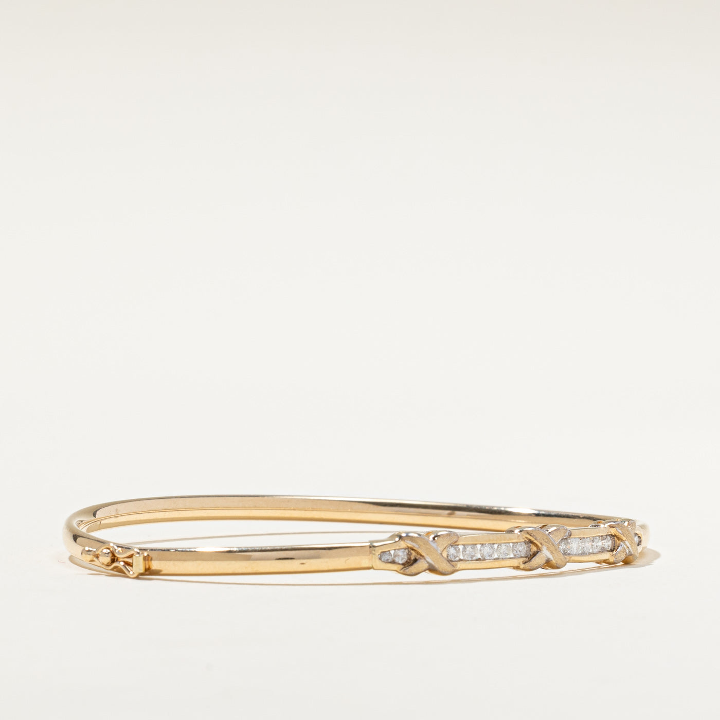 Diamond Bangle Bracelet | 0.35ctw | 7.5"