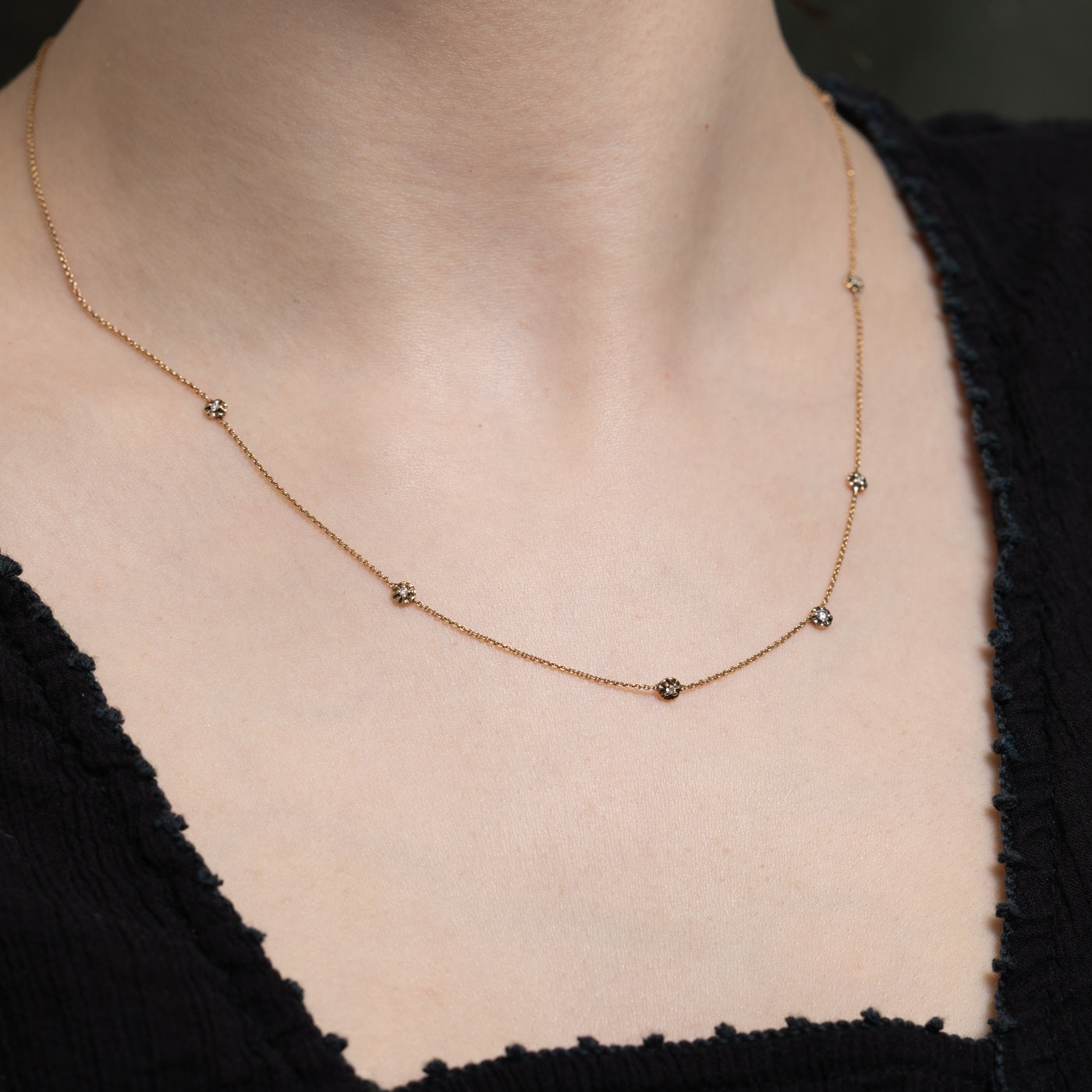 Diamond Necklace | 0.07ctw | 19"