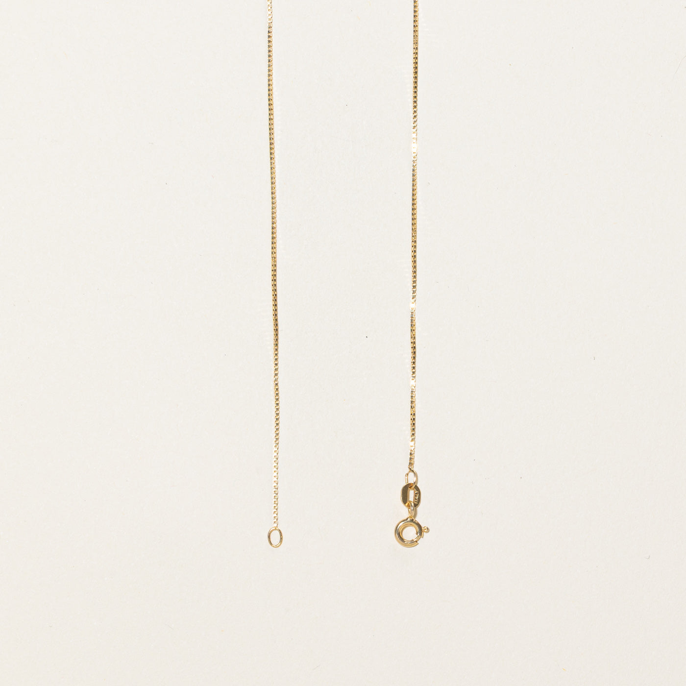 Collier pendentif en diamant serti clos | 0,10 ct | 40,6 cm