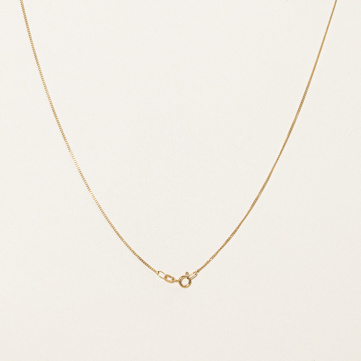 Collier pendentif solitaire en diamant | 0,15 ct | 40,6 cm