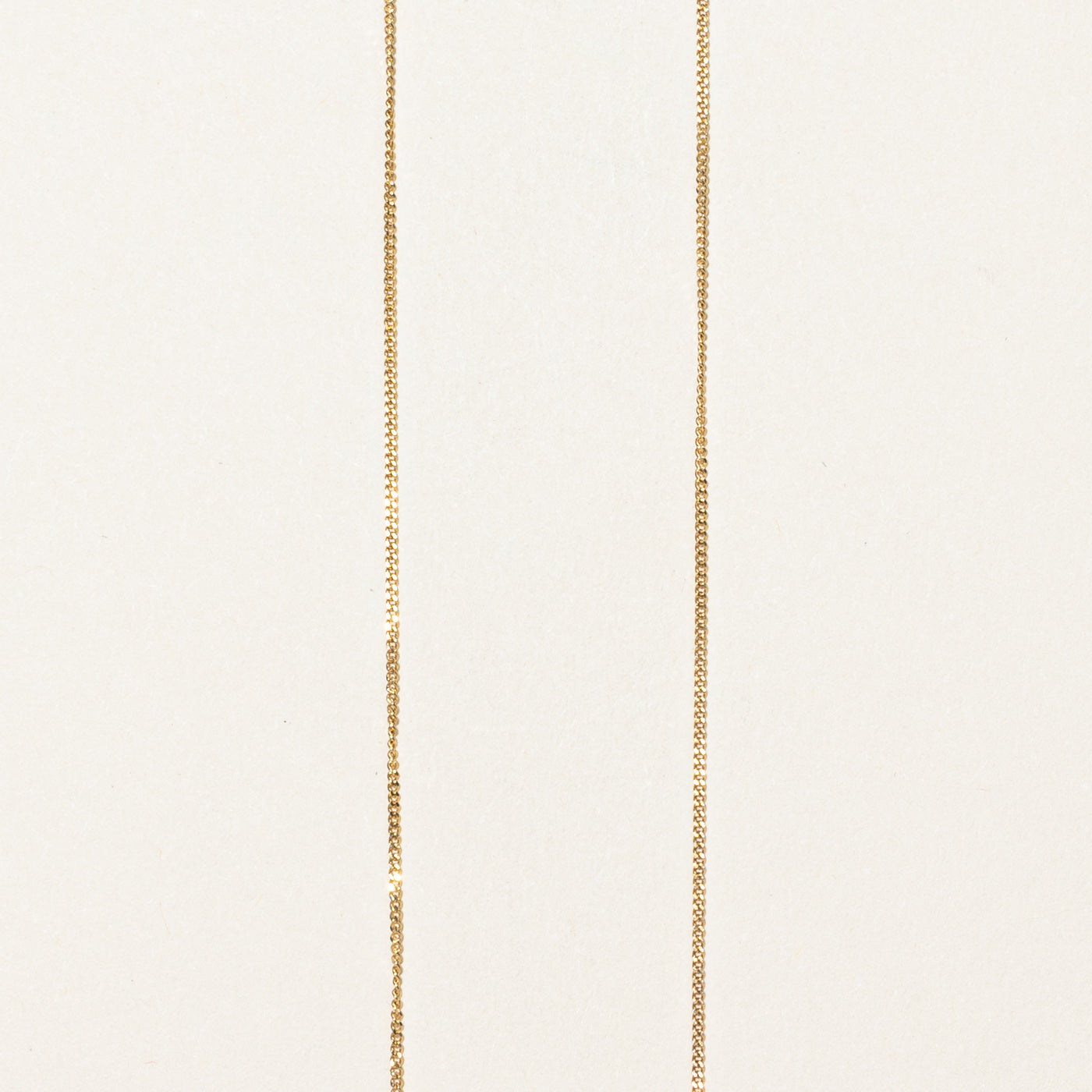 Collier pendentif solitaire en diamant | 0,15 ct | 40,6 cm