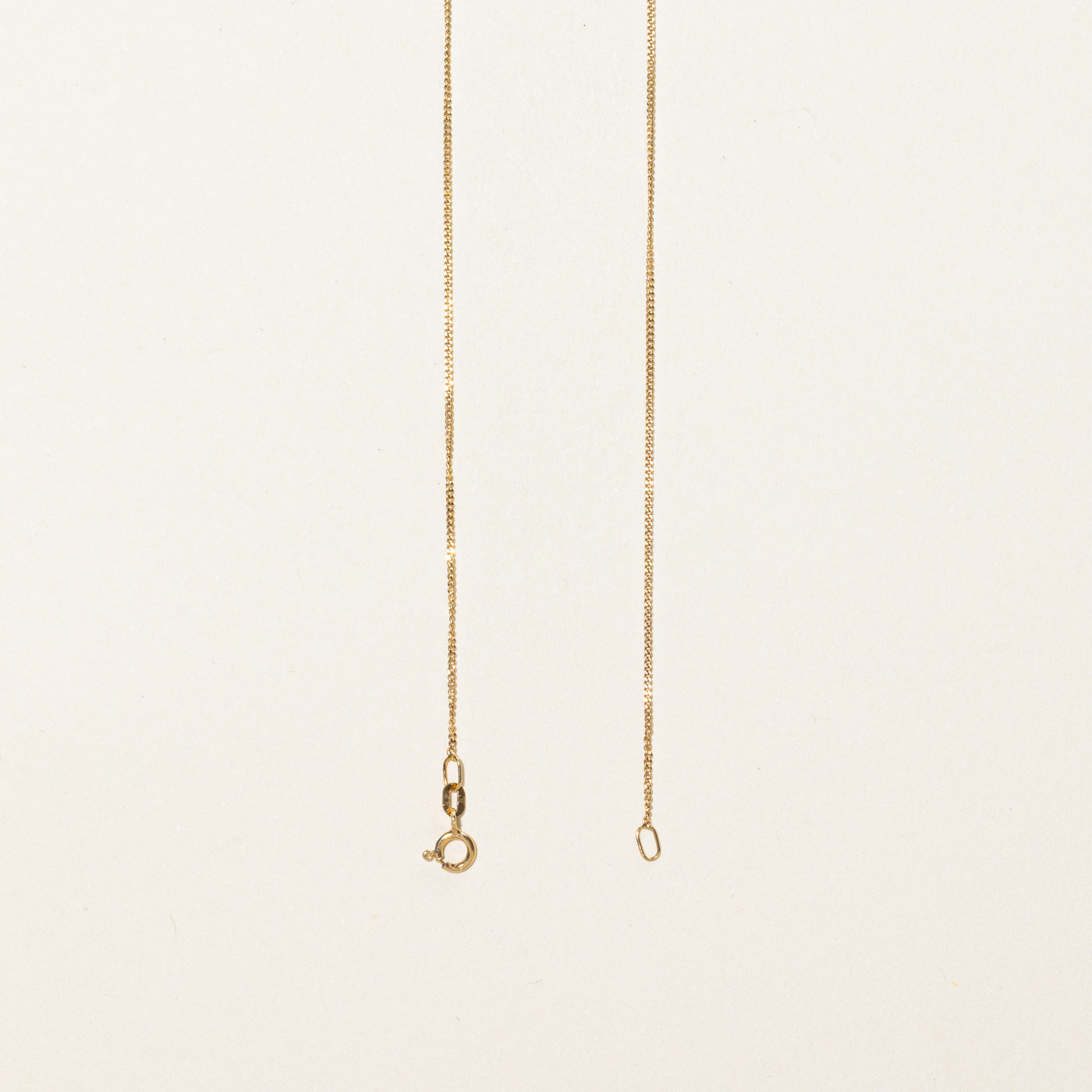 Collier pendentif solitaire en diamant | 0,15 ct | 40,6 cm