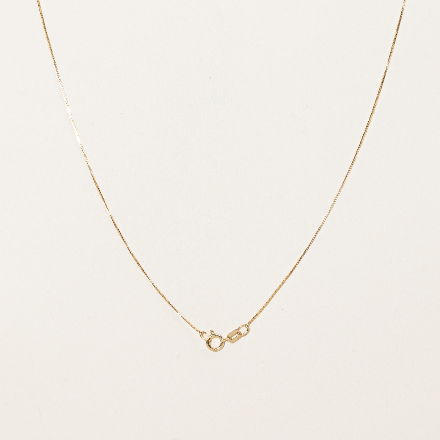 Collier pendentif solitaire en diamant | 0,05 ct | 45,7 cm