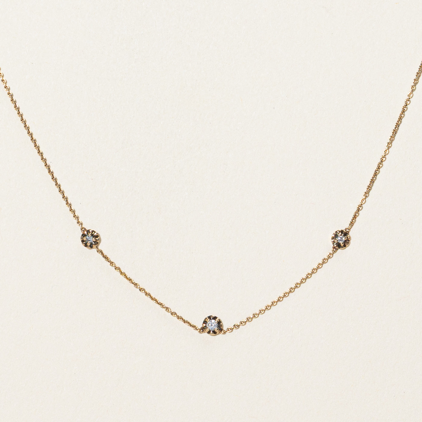 Diamond Necklace | 0.07ctw | 19"