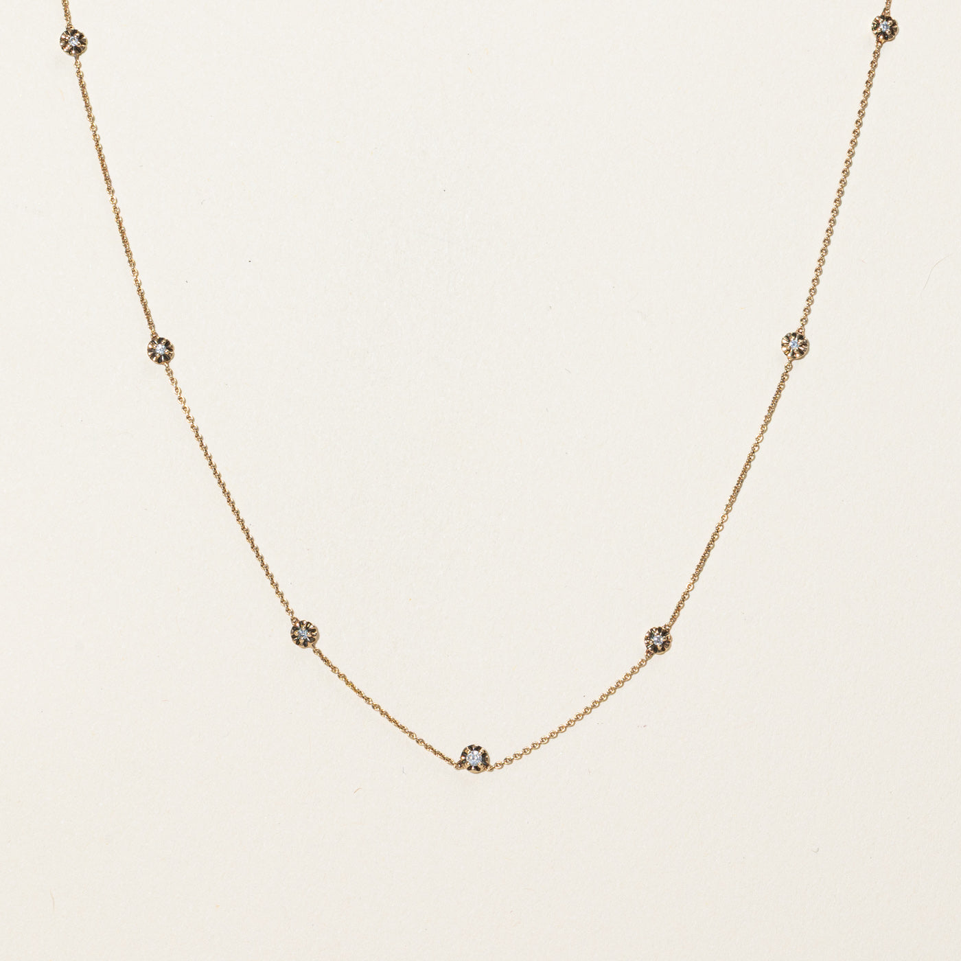 Diamond Necklace | 0.07ctw | 19"