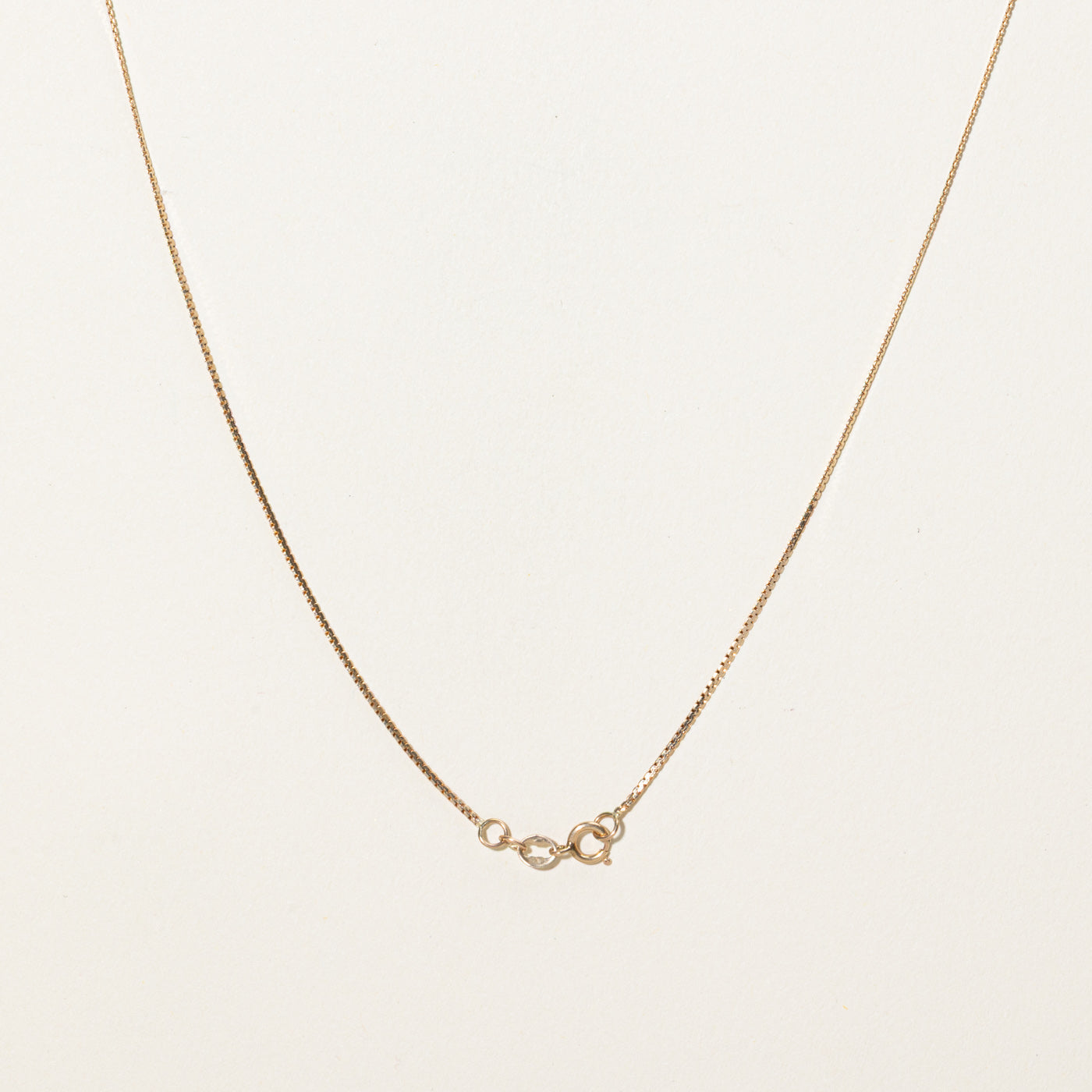 Belcher Set Diamond Pendant Necklace | 0.14ct | 18"