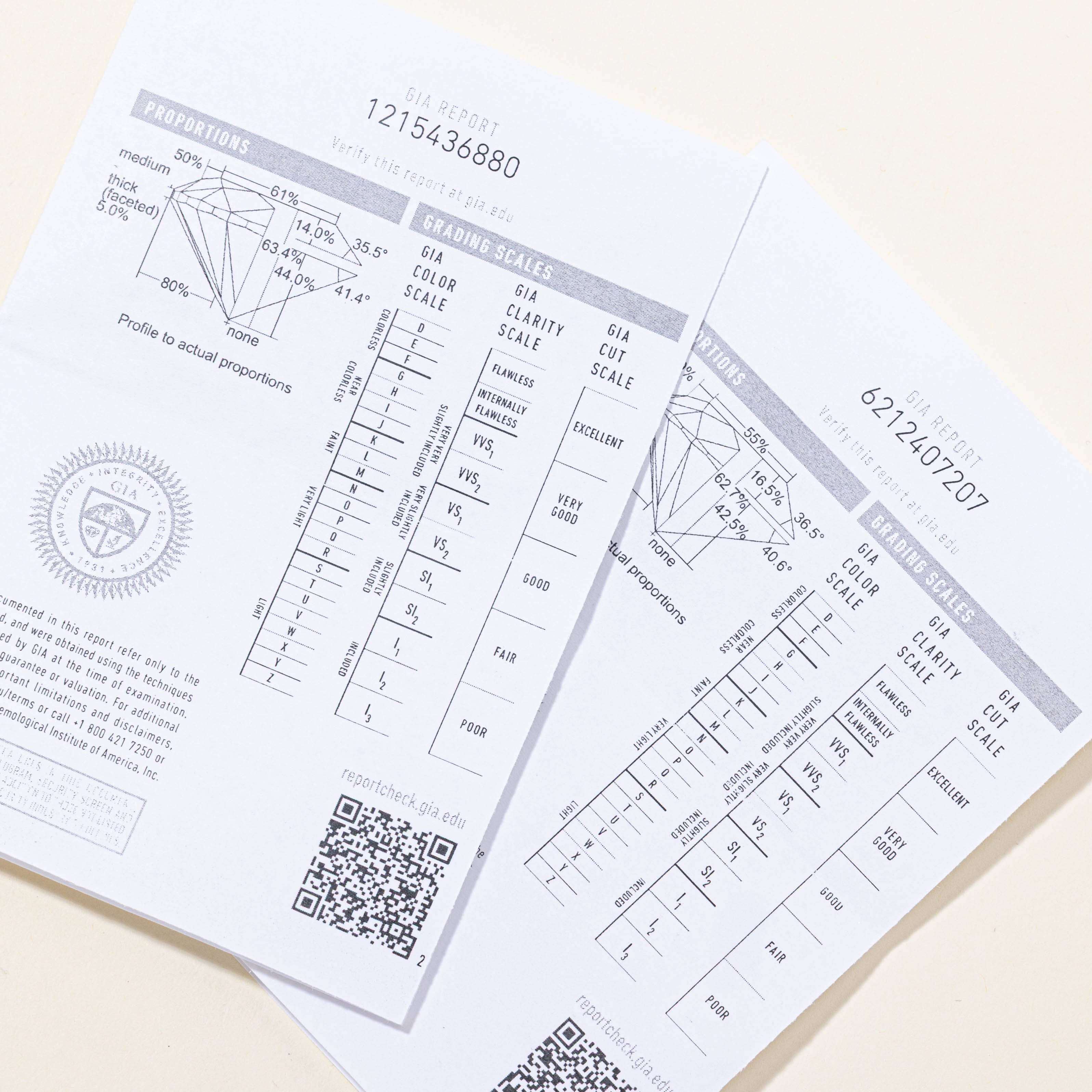 GIA Diamond Studs | 0.74ctw VVS2/VS2 I