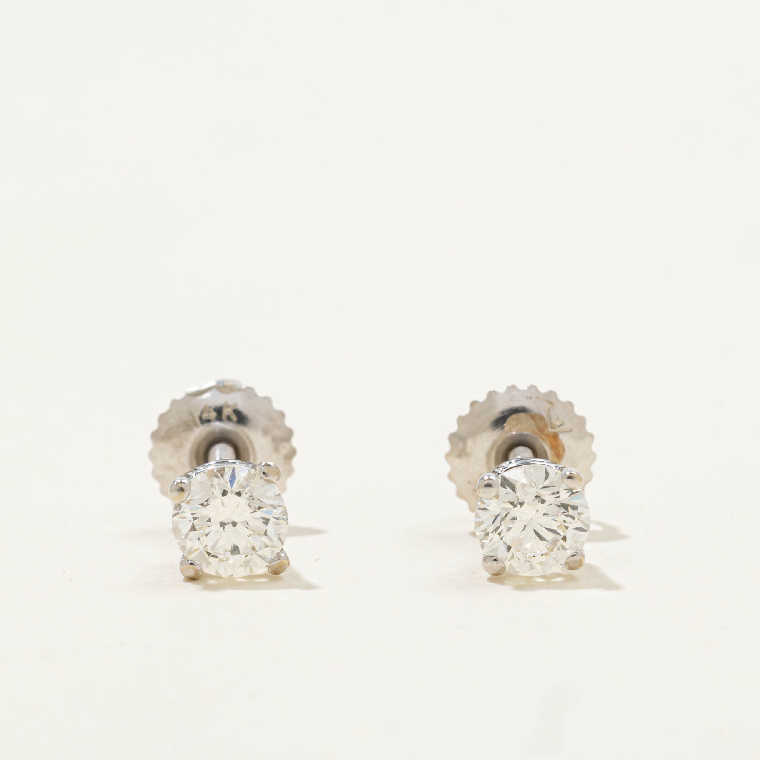 GIA Diamond Studs | 0.74ctw VVS2/VS2 I